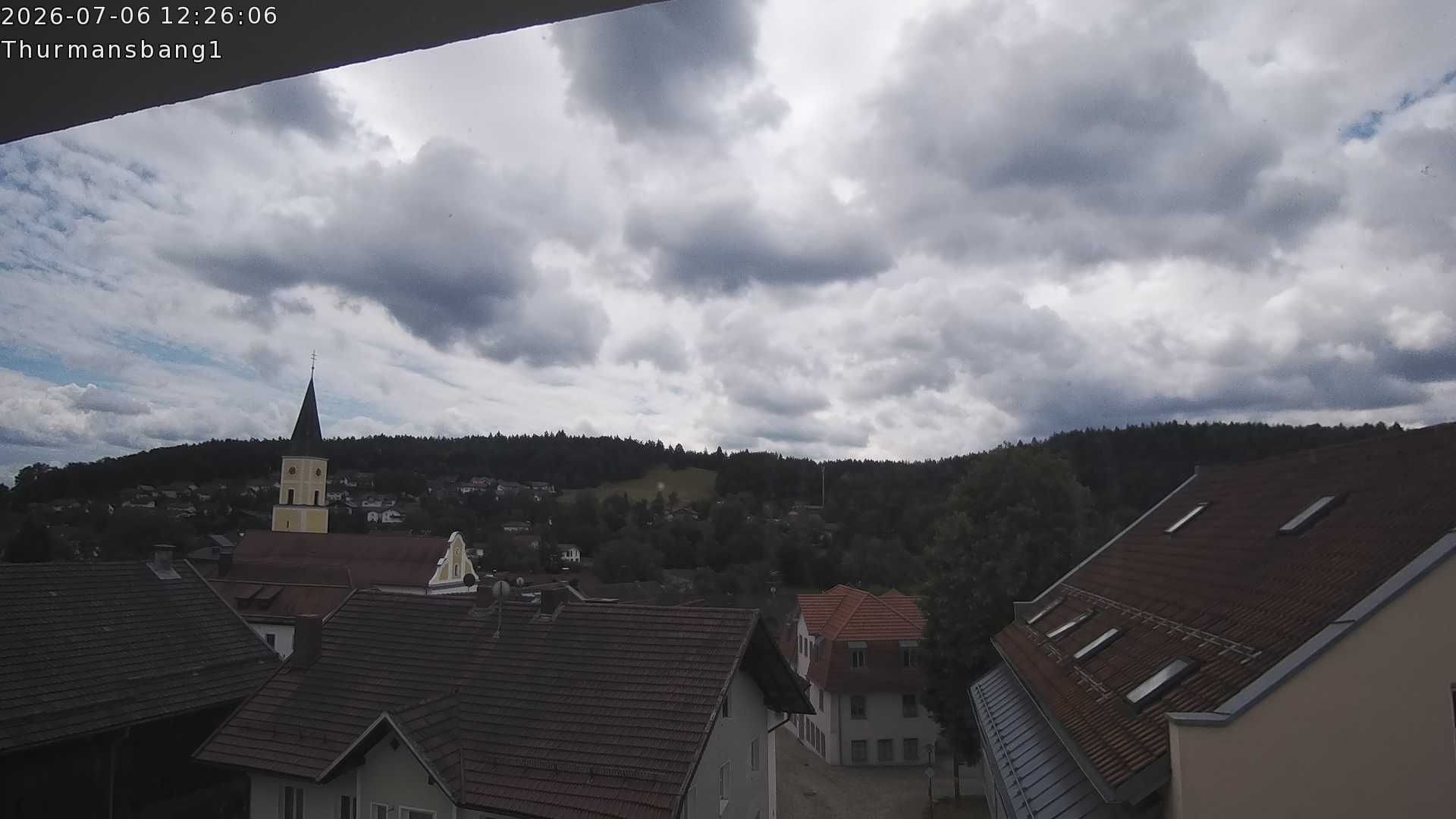 Archived image Webcam Thurmansbang village