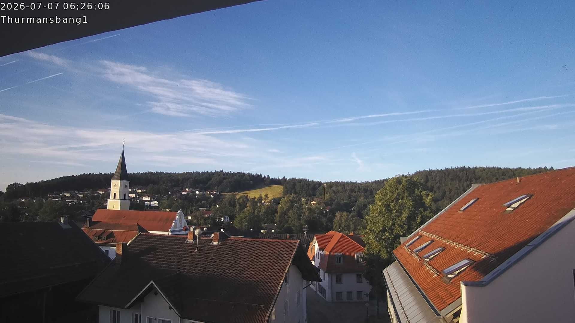 Archiv Foto Webcam Blick auf Thurmansbang im Bayerischen Wald