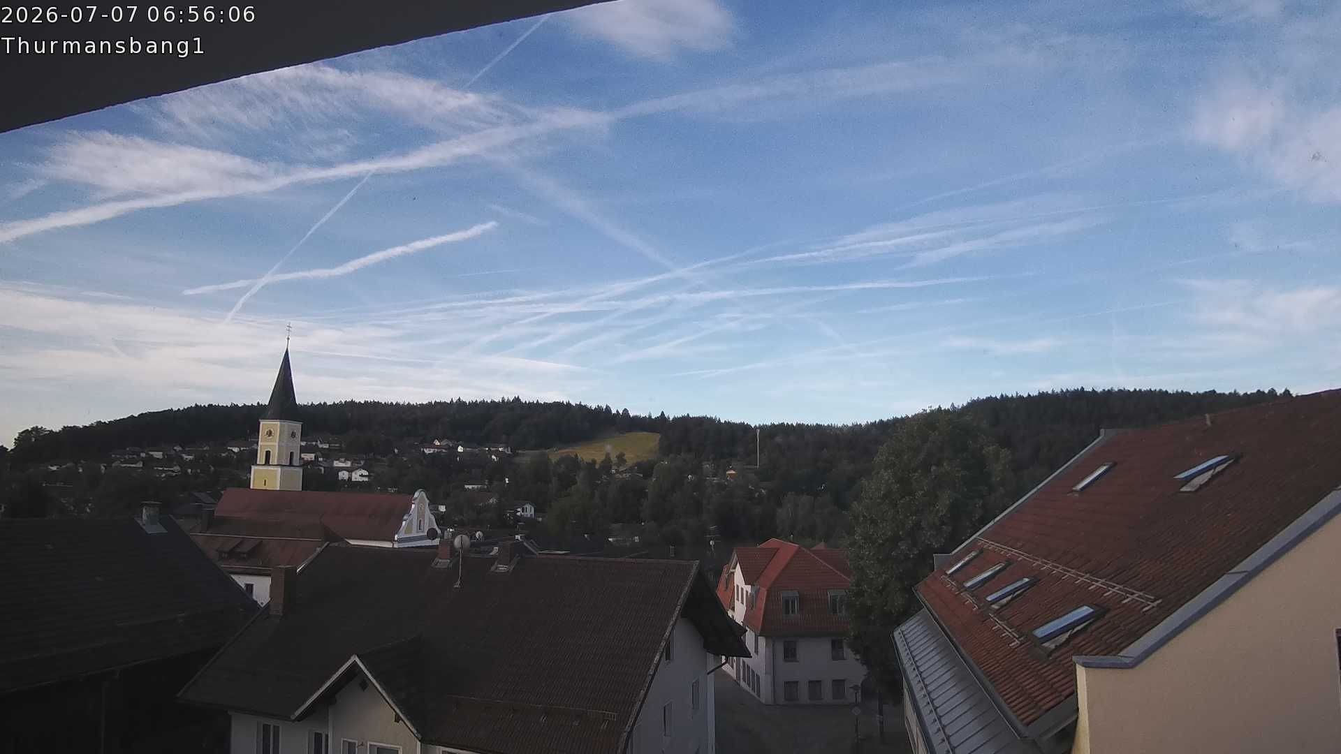 Archiv Foto Webcam Blick auf Thurmansbang im Bayerischen Wald
