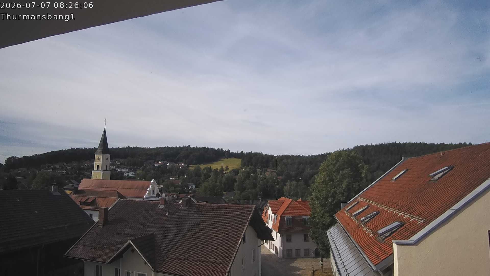 Archiv Foto Webcam Blick auf Thurmansbang im Bayerischen Wald