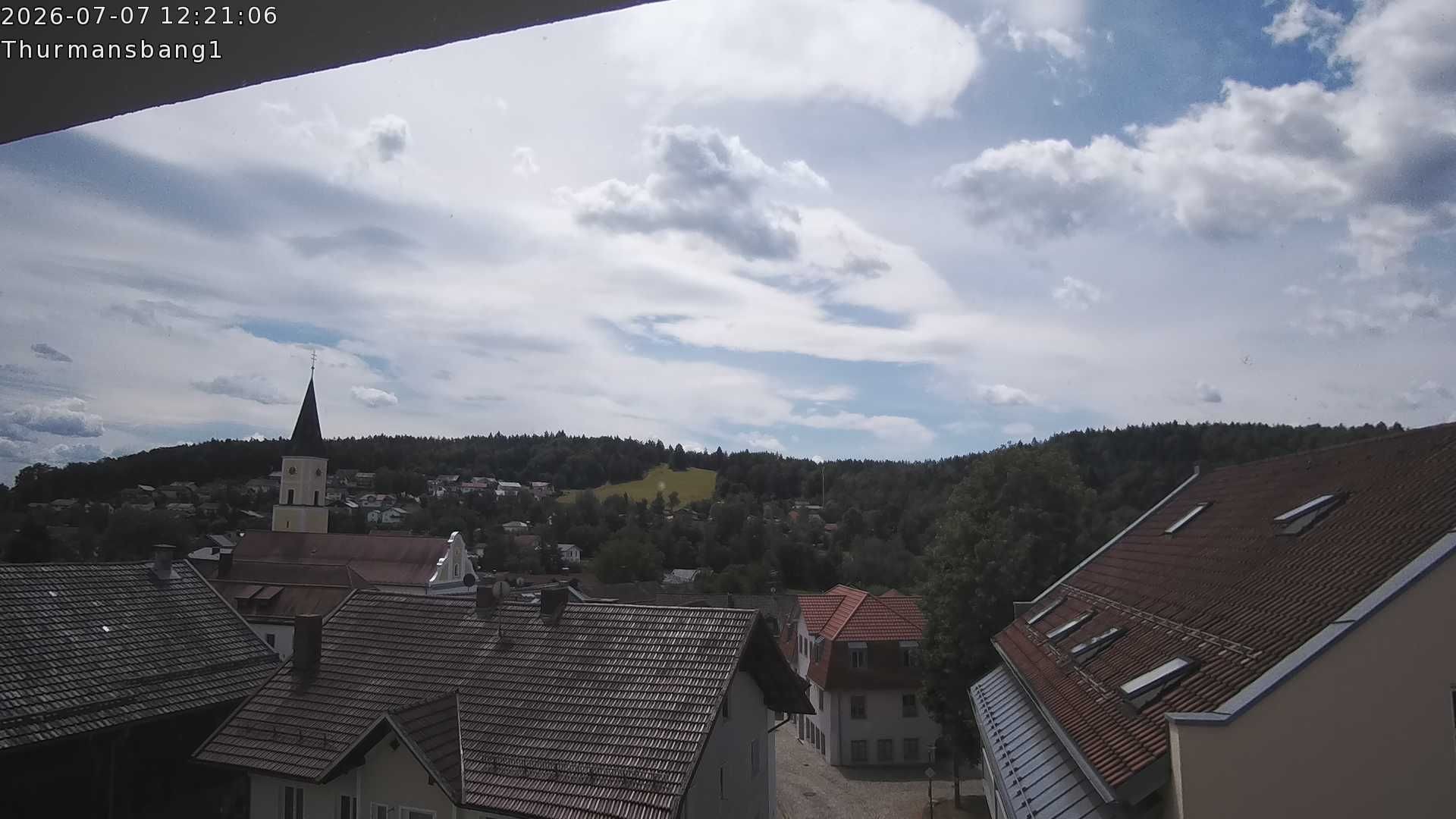 Archiv Foto Webcam Blick auf Thurmansbang im Bayerischen Wald