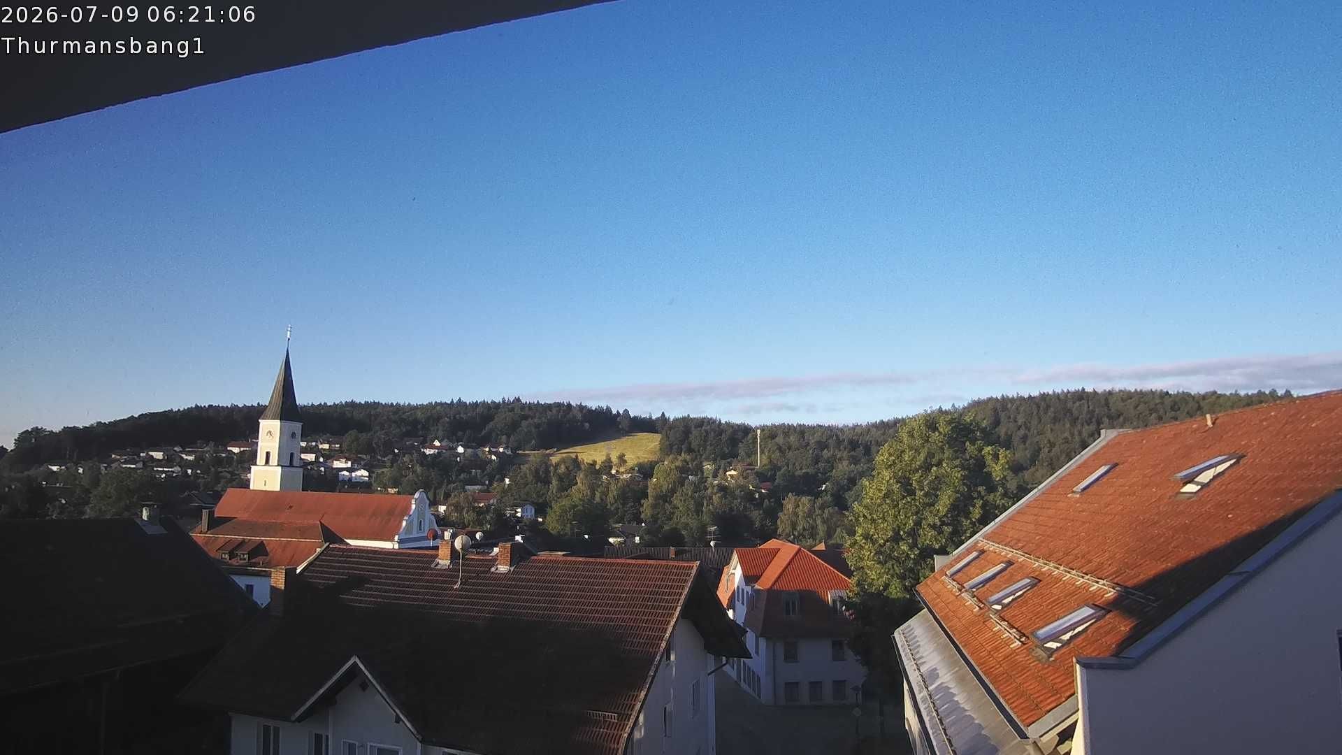 Archiv Foto Webcam Blick auf Thurmansbang im Bayerischen Wald