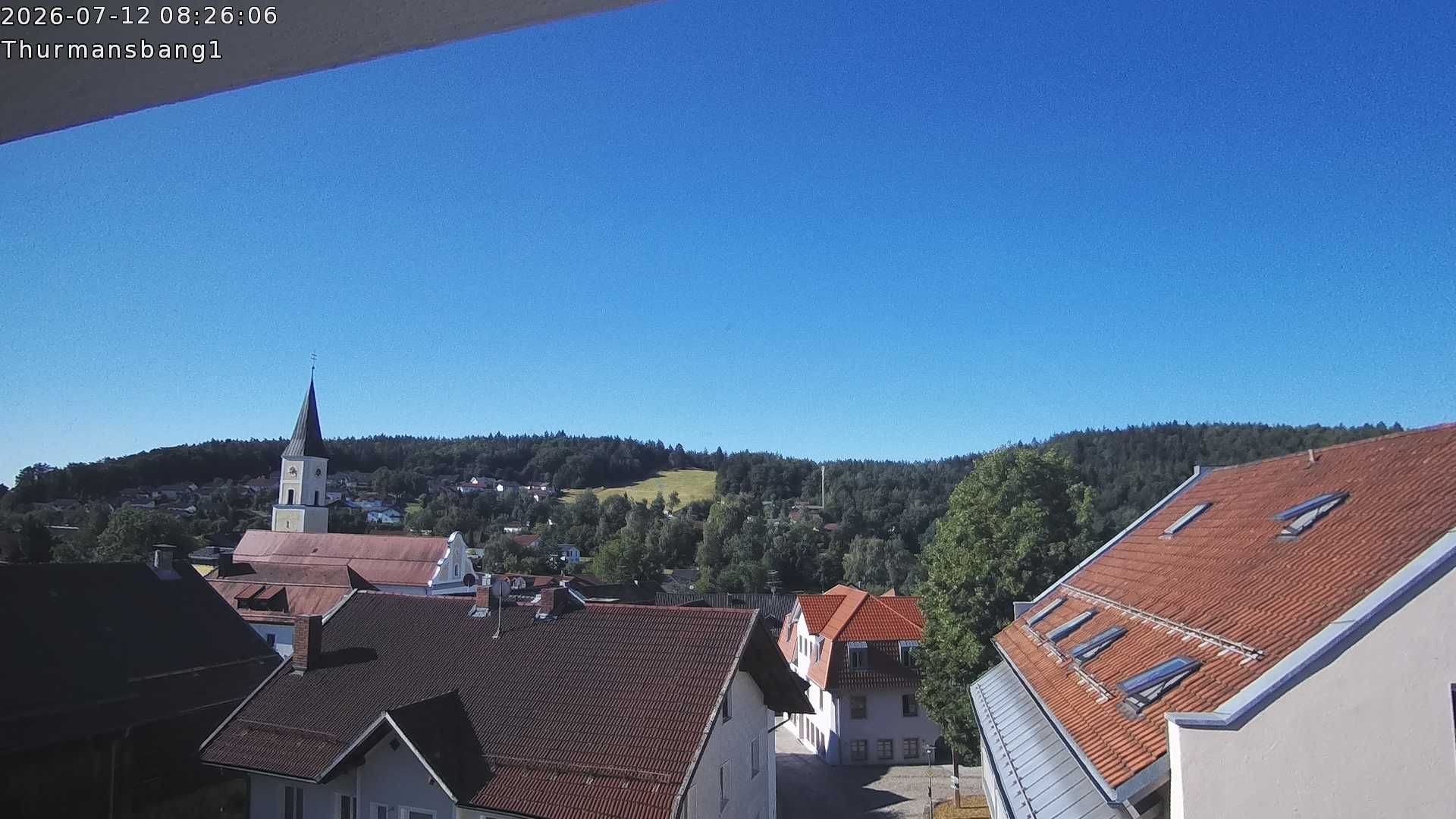 Archiv Foto Webcam Blick auf Thurmansbang im Bayerischen Wald
