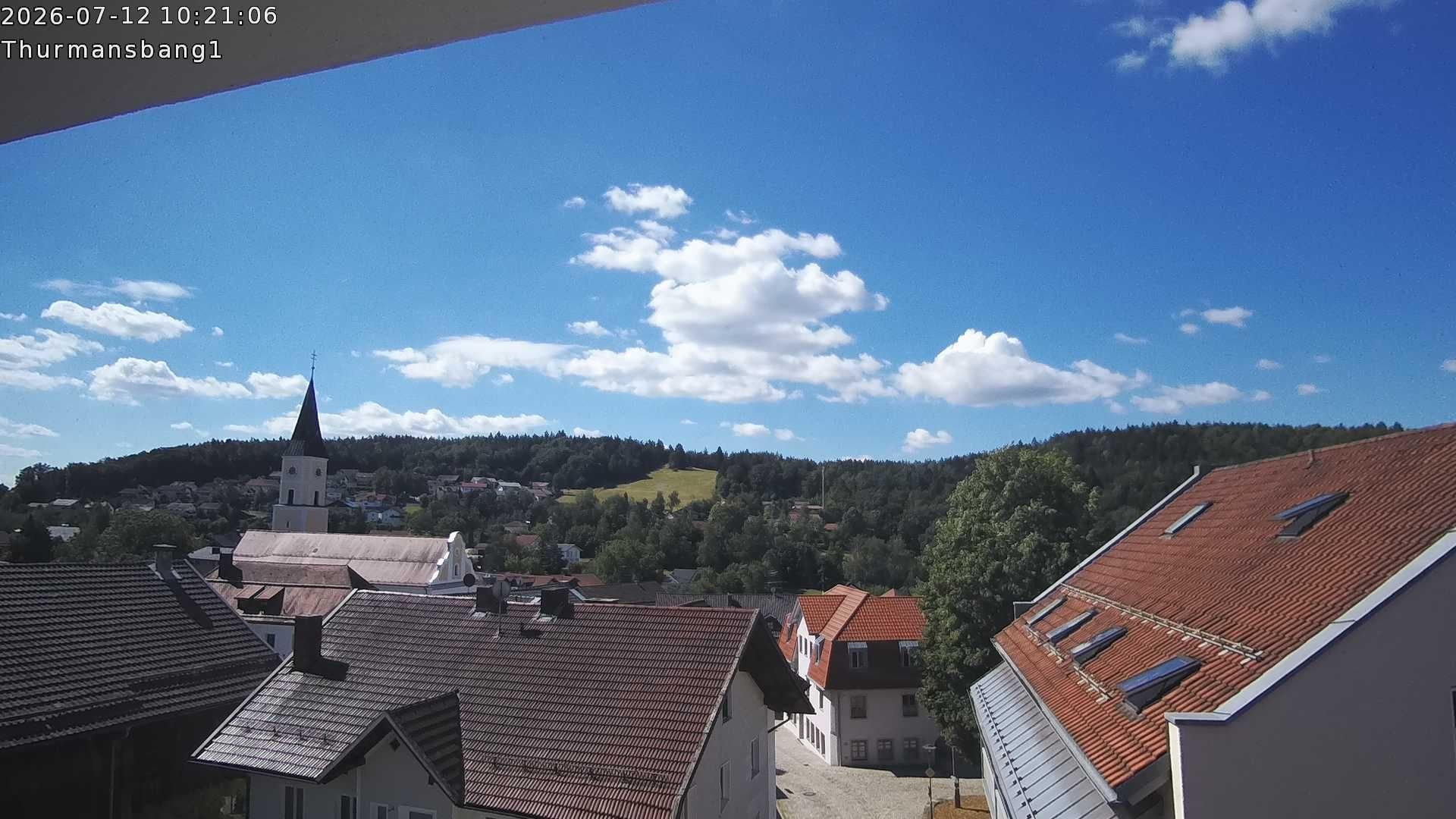 Archiv Foto Webcam Blick auf Thurmansbang im Bayerischen Wald
