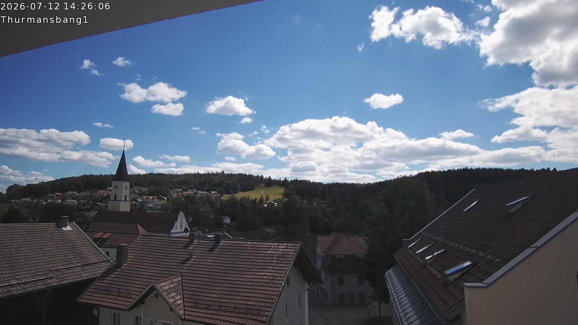 Archived image Webcam Thurmansbang village