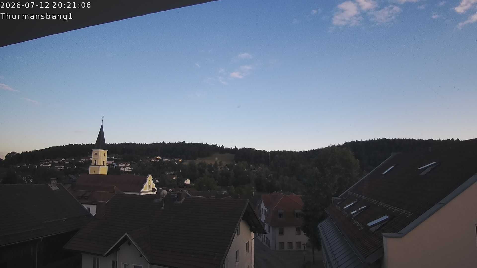 Archiv Foto Webcam Blick auf Thurmansbang im Bayerischen Wald