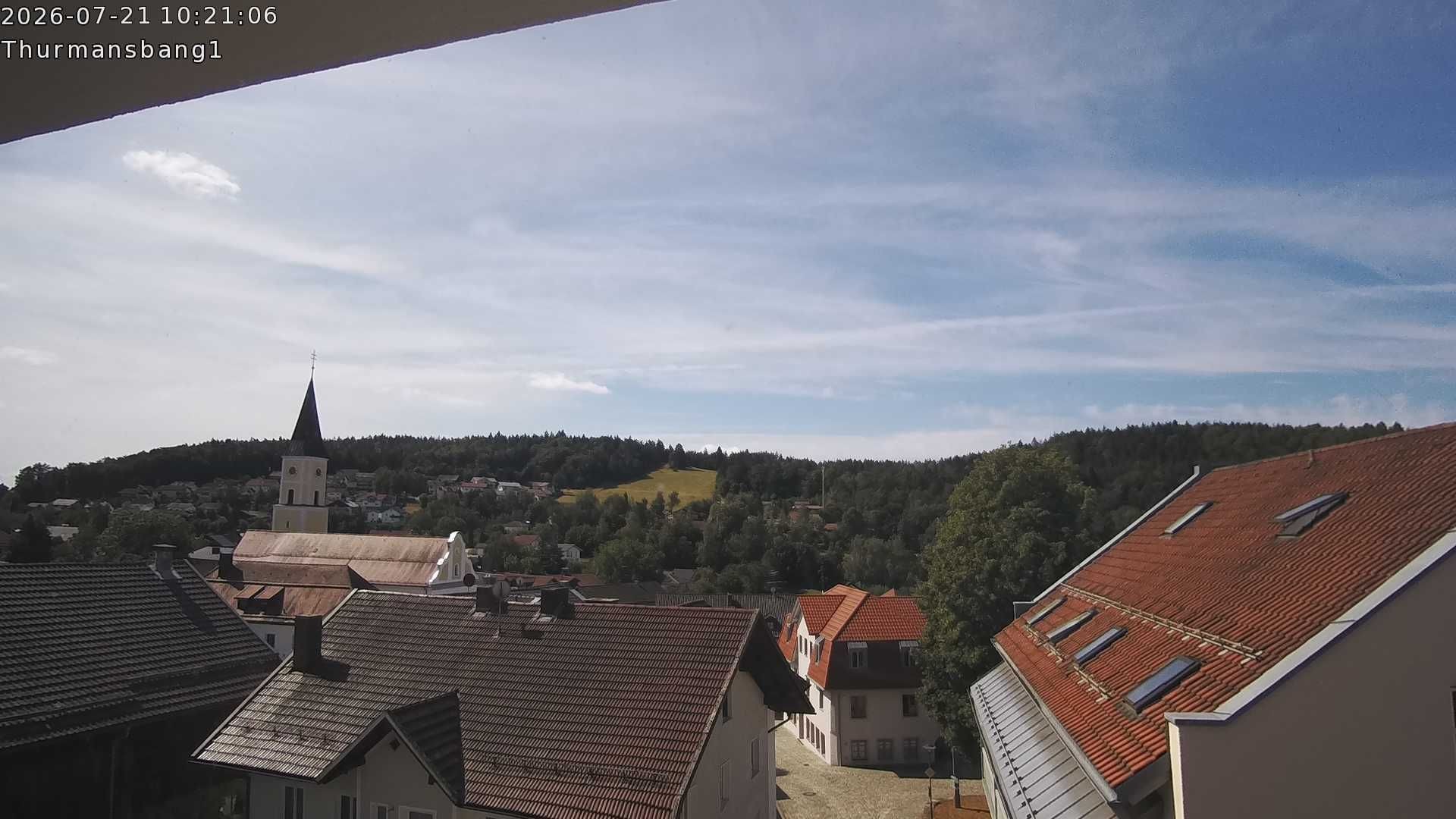 Archiv Foto Webcam Blick auf Thurmansbang im Bayerischen Wald