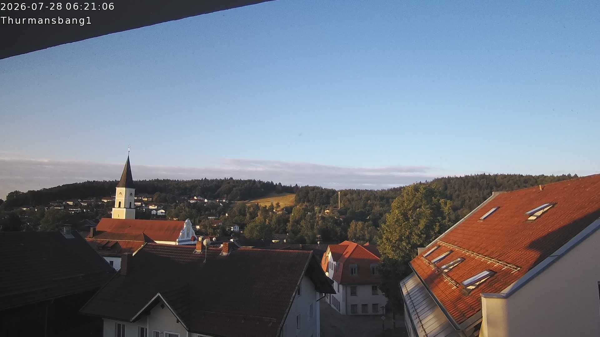 Archiv Foto Webcam Blick auf Thurmansbang im Bayerischen Wald
