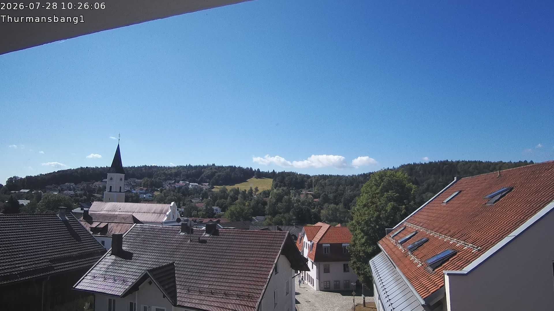 Archiv Foto Webcam Blick auf Thurmansbang im Bayerischen Wald