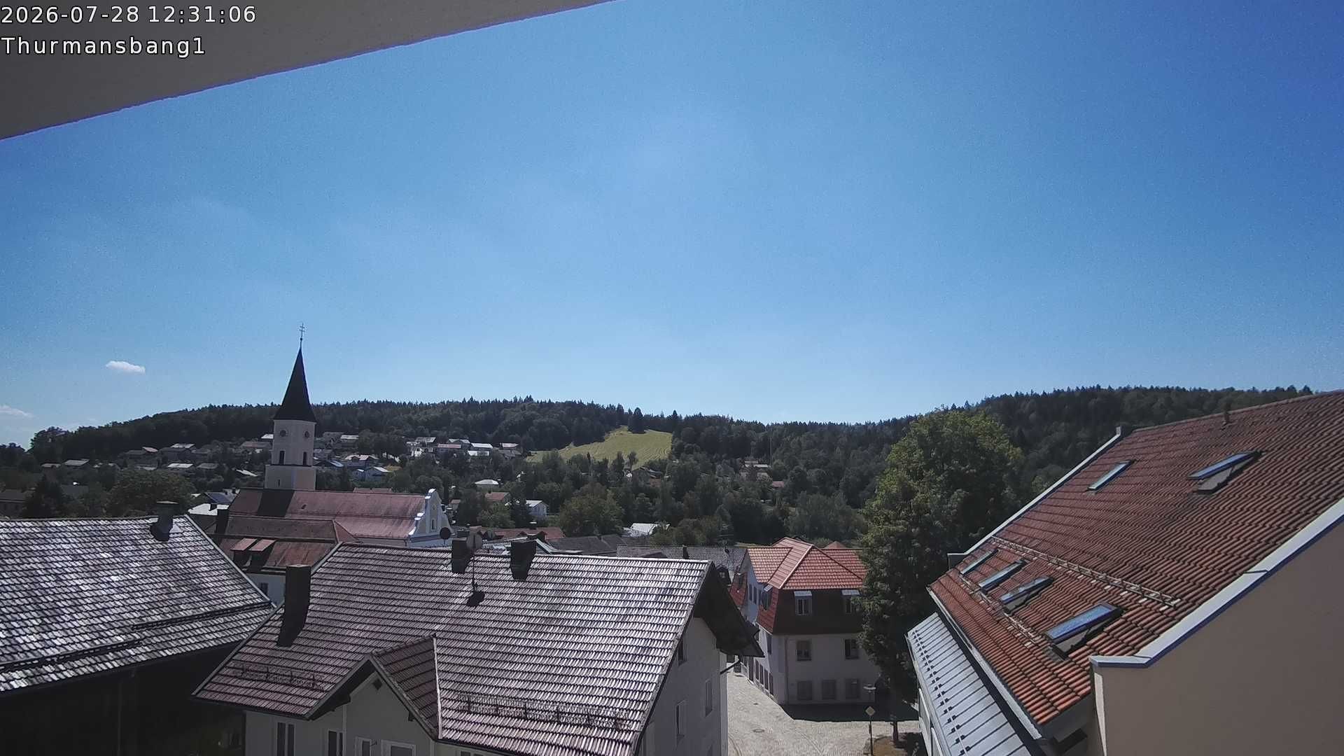 Archiv Foto Webcam Blick auf Thurmansbang im Bayerischen Wald