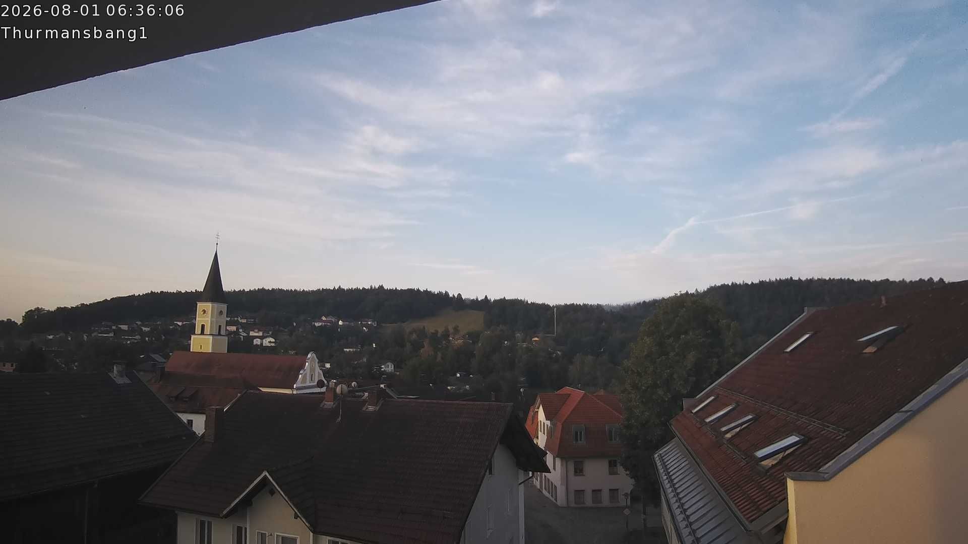 Archiv Foto Webcam Blick auf Thurmansbang im Bayerischen Wald