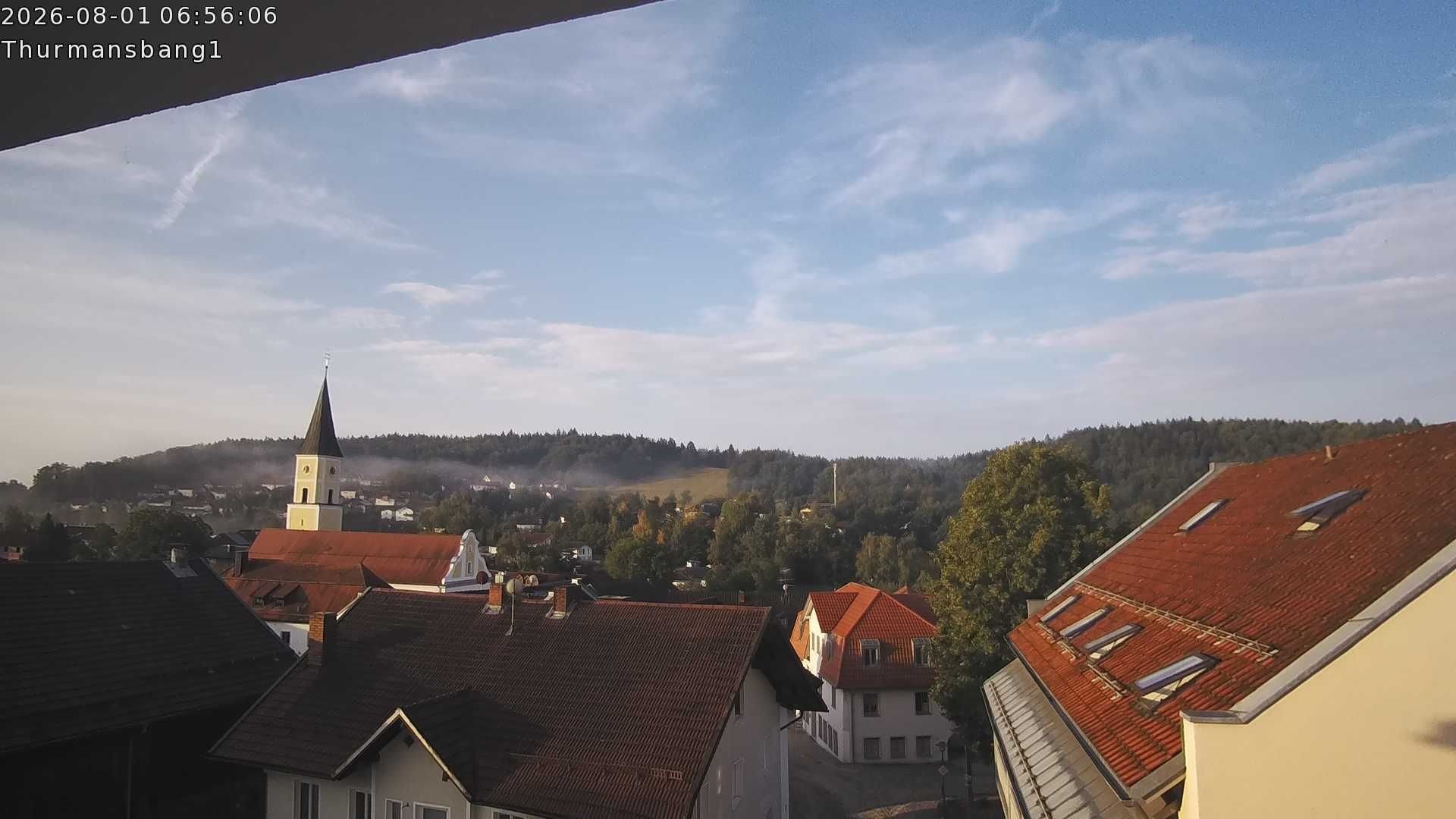 Archiv Foto Webcam Blick auf Thurmansbang im Bayerischen Wald