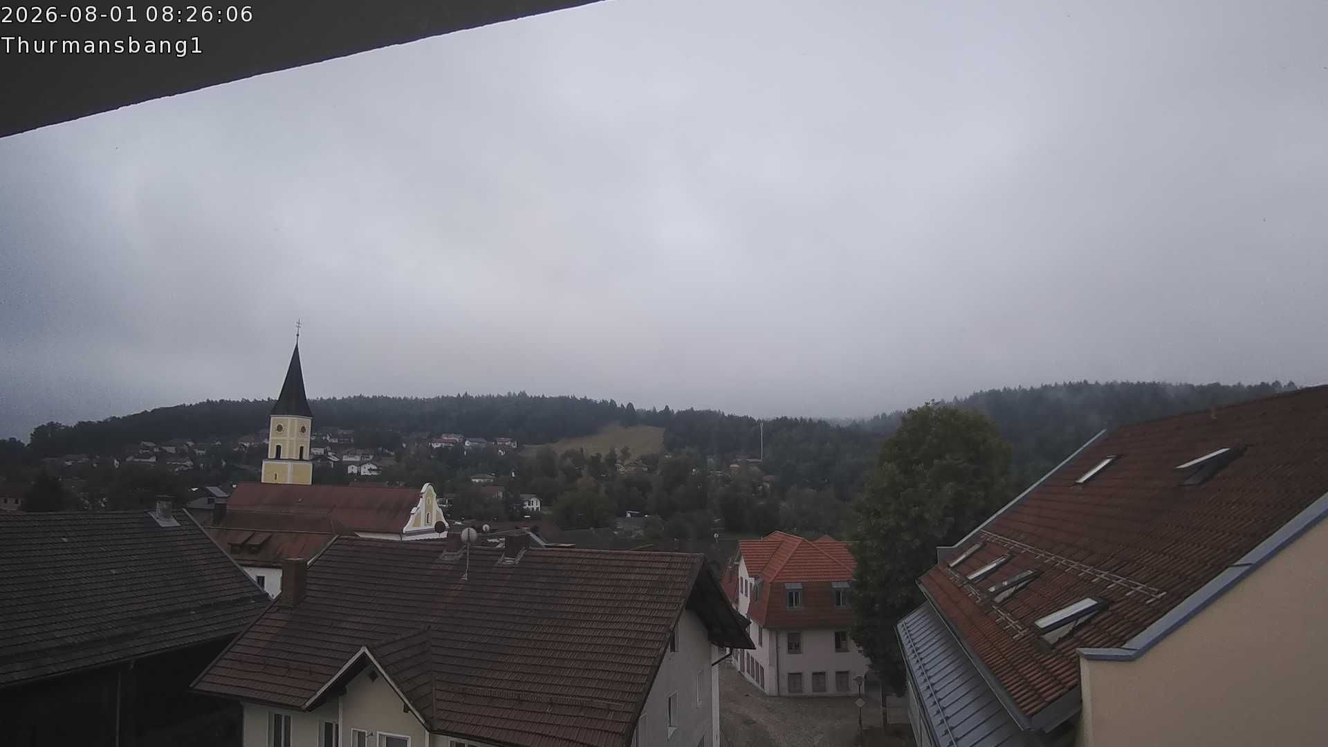 Archiv Foto Webcam Blick auf Thurmansbang im Bayerischen Wald