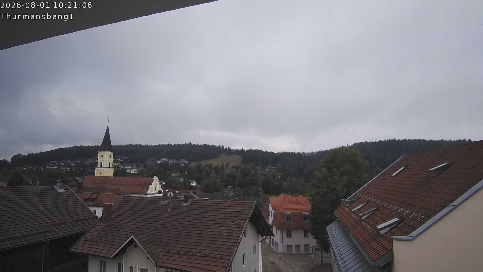 Archiv Foto Webcam Blick auf Thurmansbang im Bayerischen Wald
