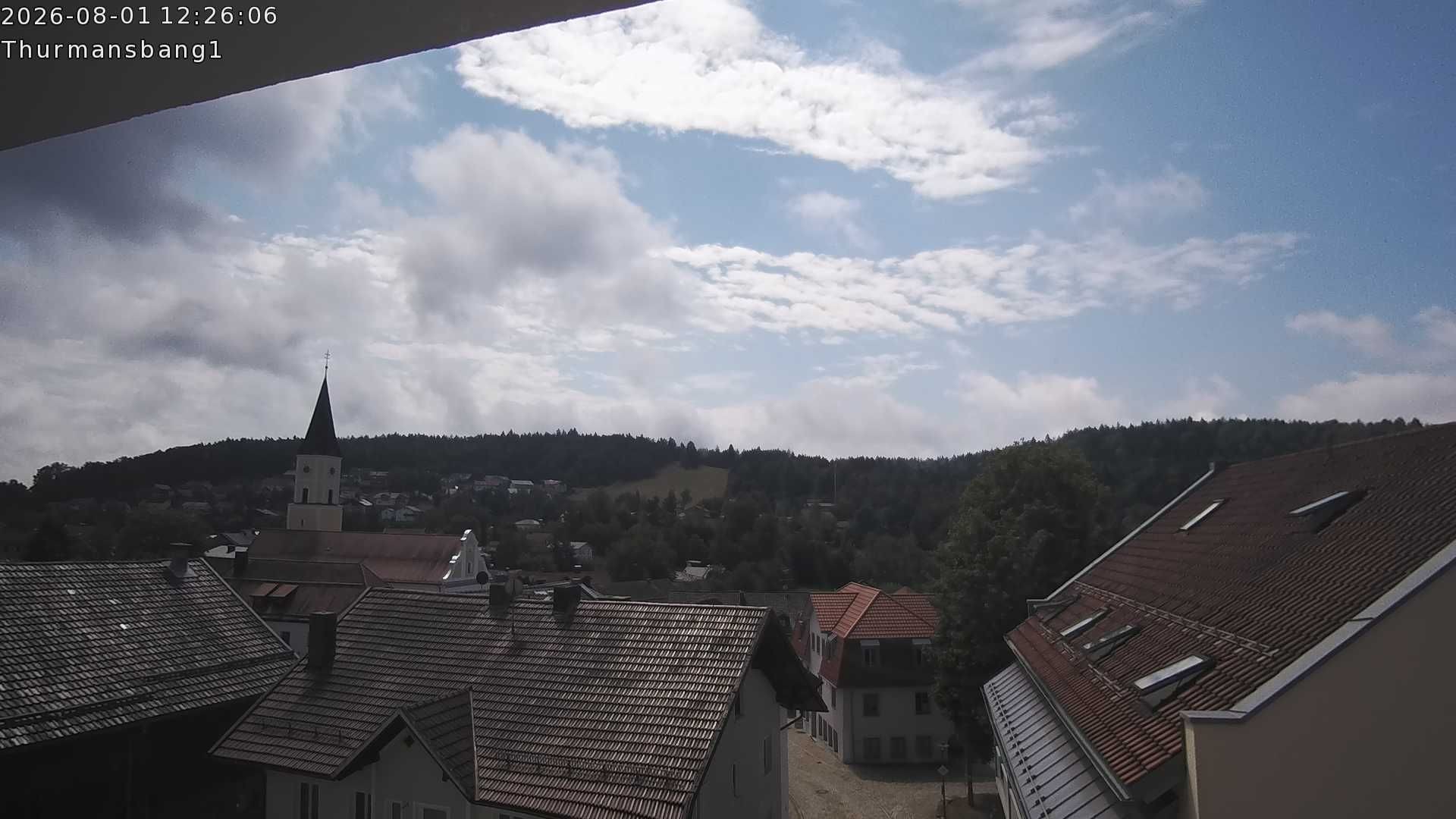 Archiv Foto Webcam Blick auf Thurmansbang im Bayerischen Wald