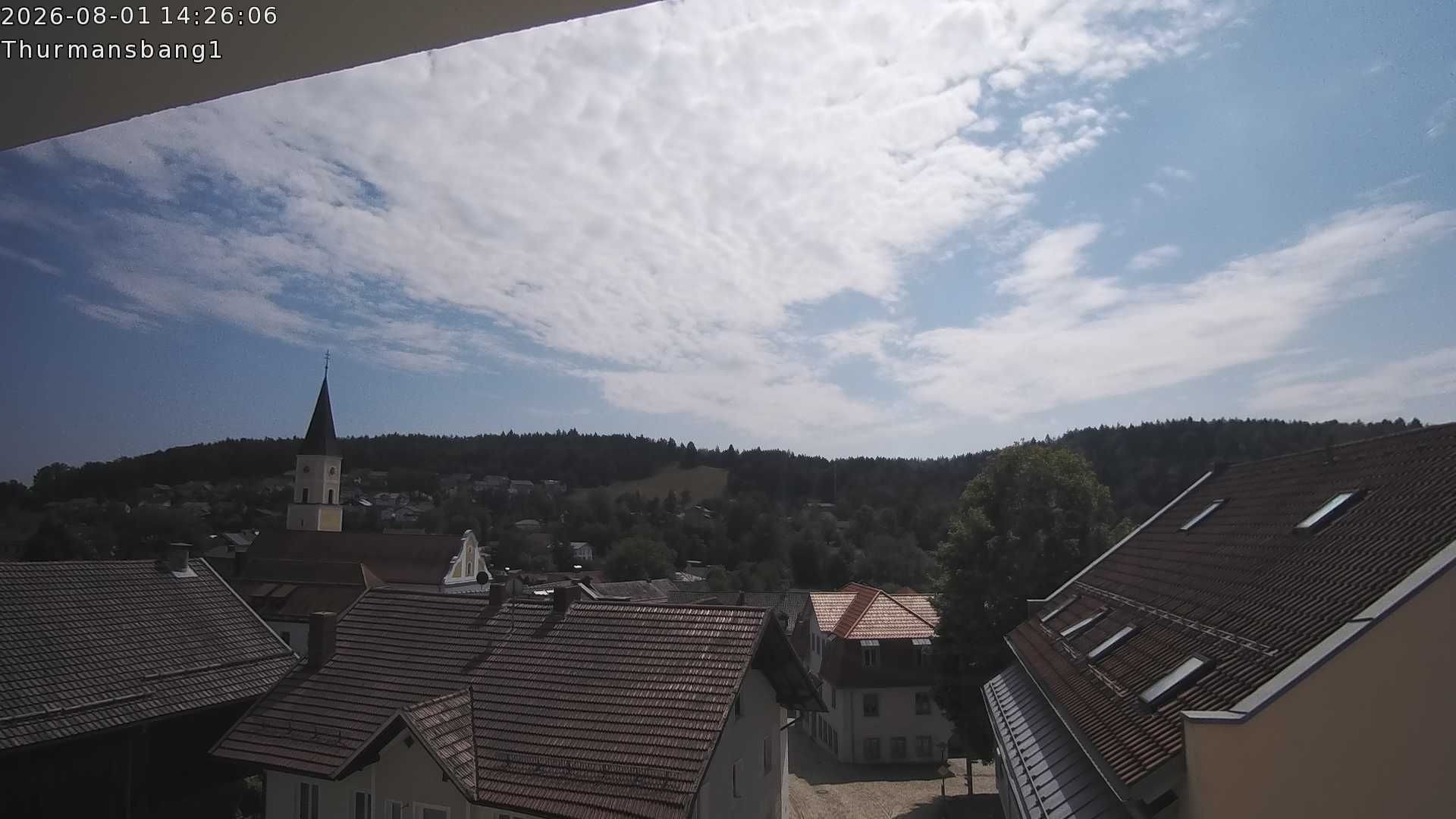 Archiv Foto Webcam Blick auf Thurmansbang im Bayerischen Wald