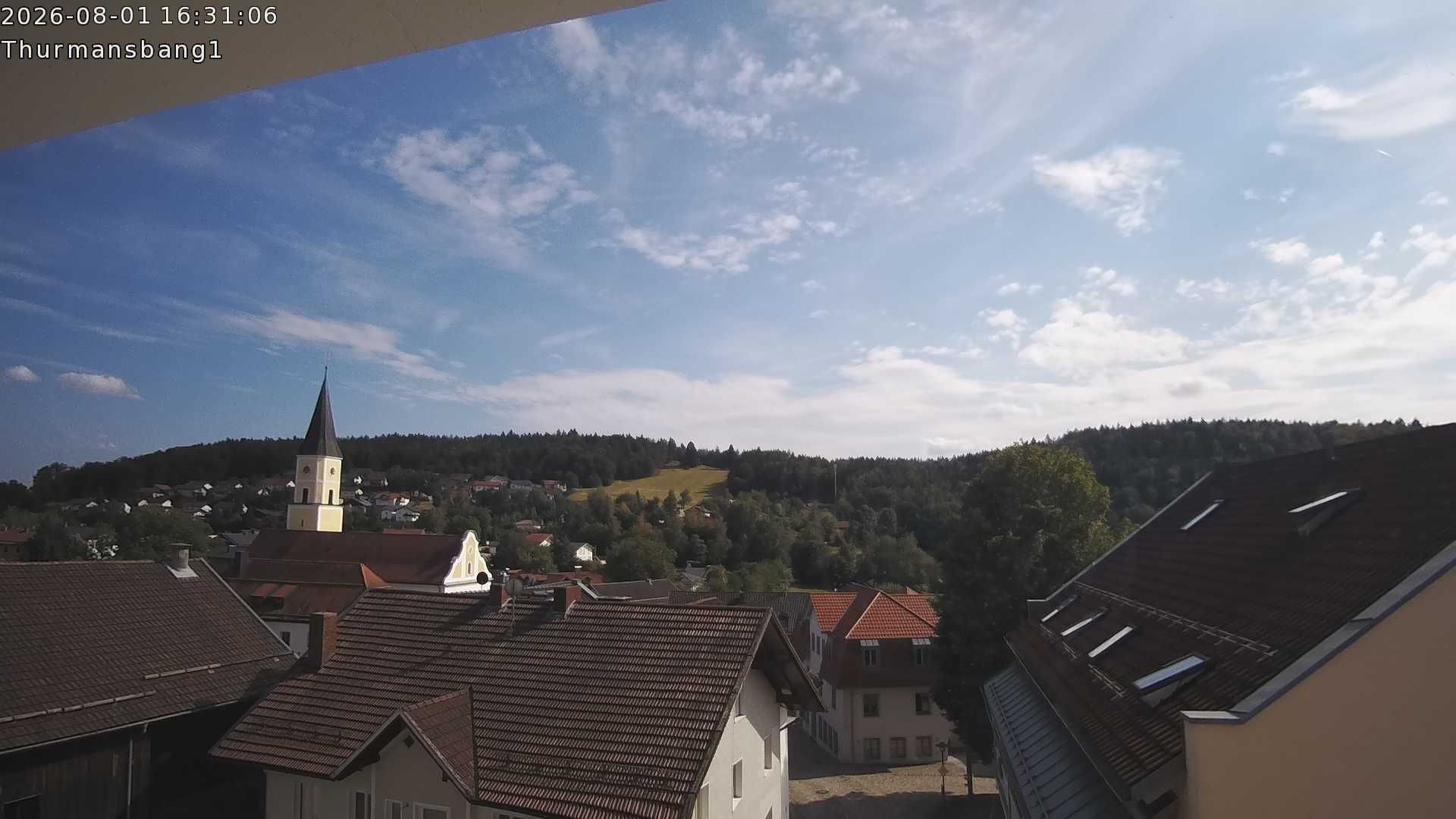 Archiv Foto Webcam Blick auf Thurmansbang im Bayerischen Wald