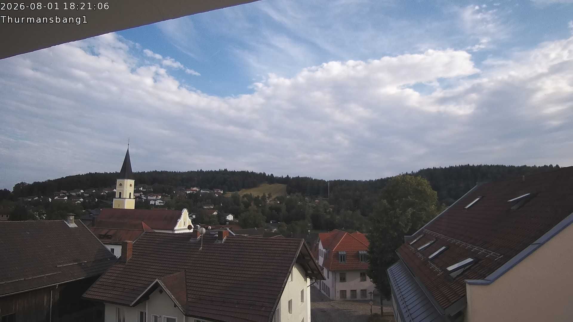 Archiv Foto Webcam Blick auf Thurmansbang im Bayerischen Wald