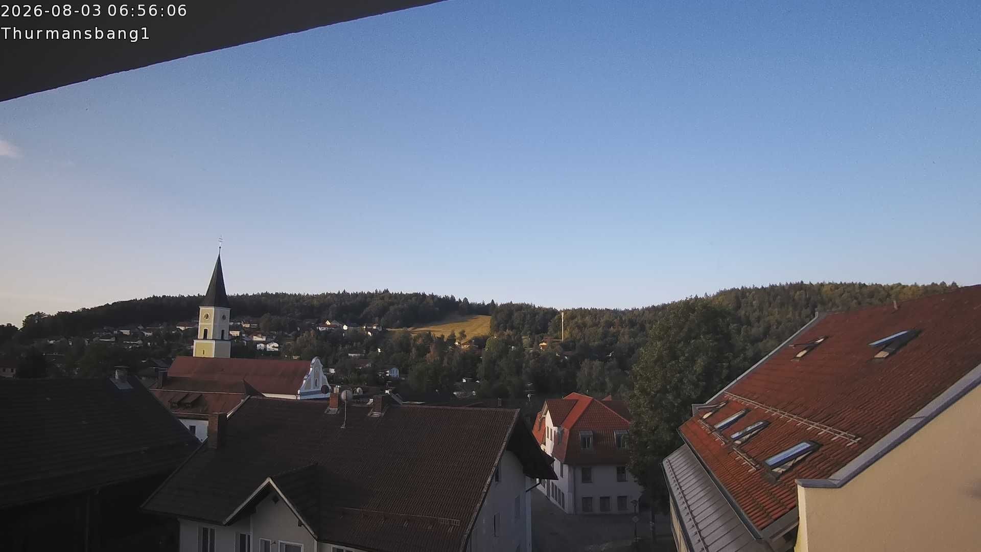 Archived image Webcam Thurmansbang village
