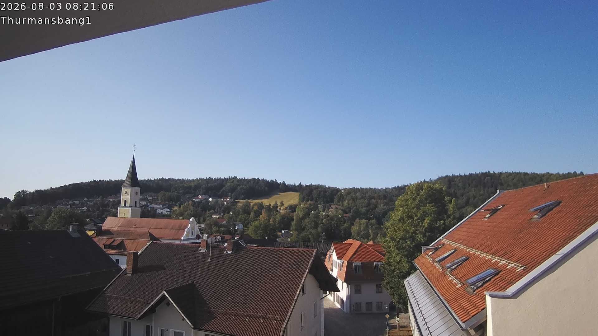 Archived image Webcam Thurmansbang village