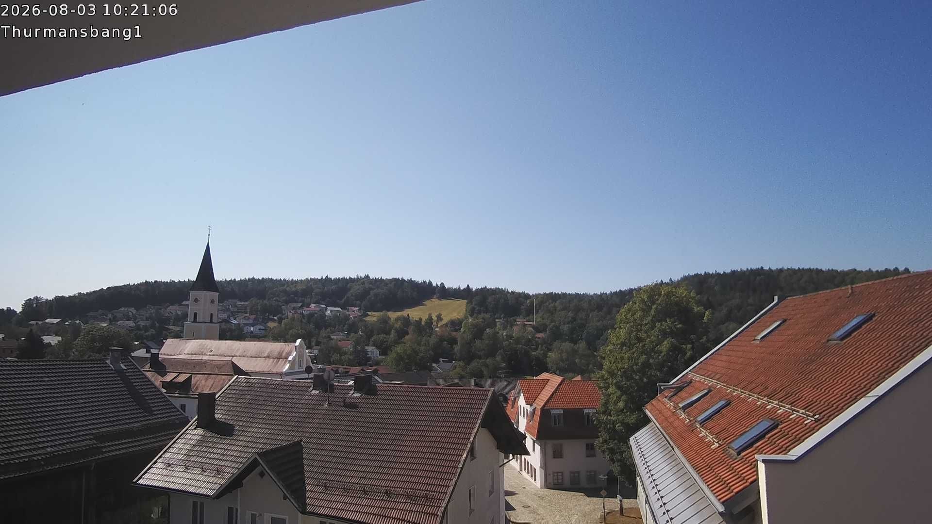Archived image Webcam Thurmansbang village