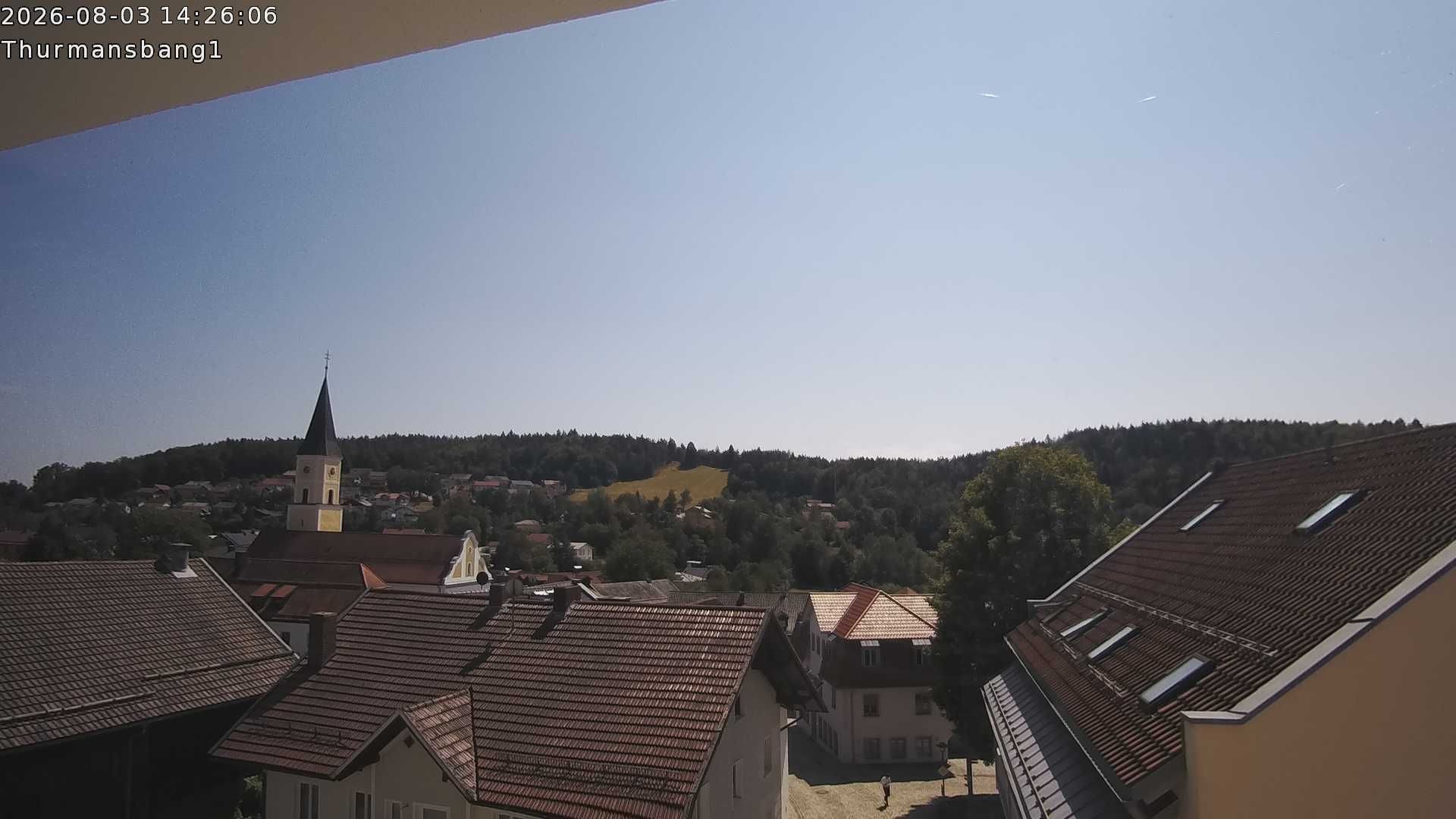 Archived image Webcam Thurmansbang village