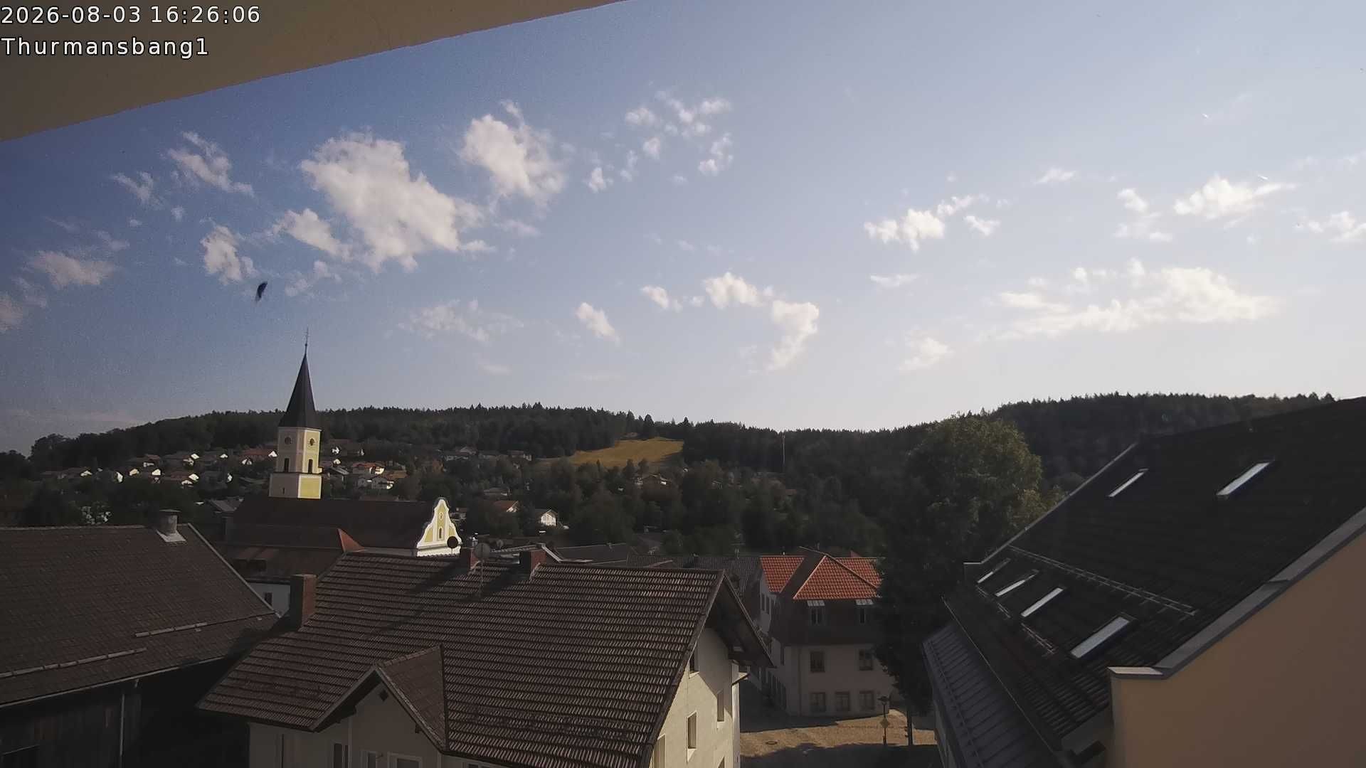 Archived image Webcam Thurmansbang village
