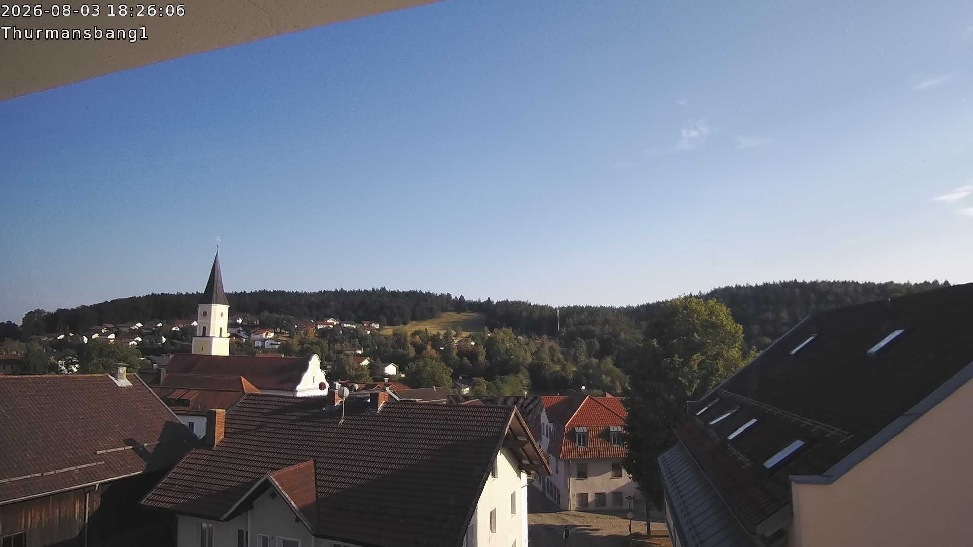 Archived image Webcam Thurmansbang village