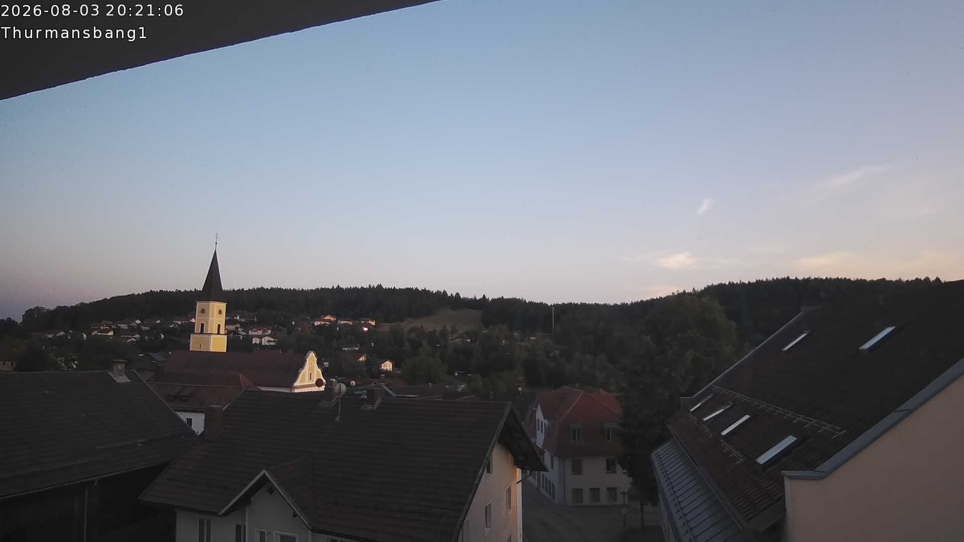 Archived image Webcam Thurmansbang village
