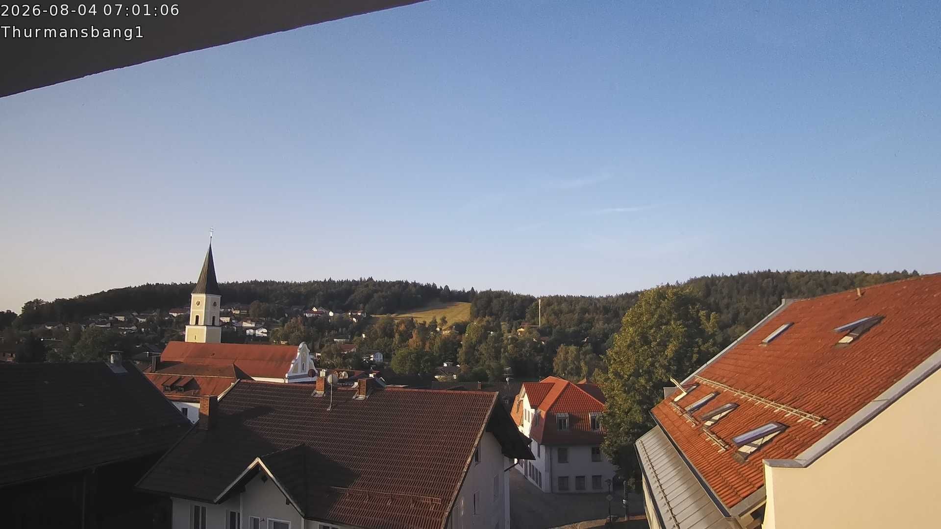 Archiv Foto Webcam Blick auf Thurmansbang im Bayerischen Wald