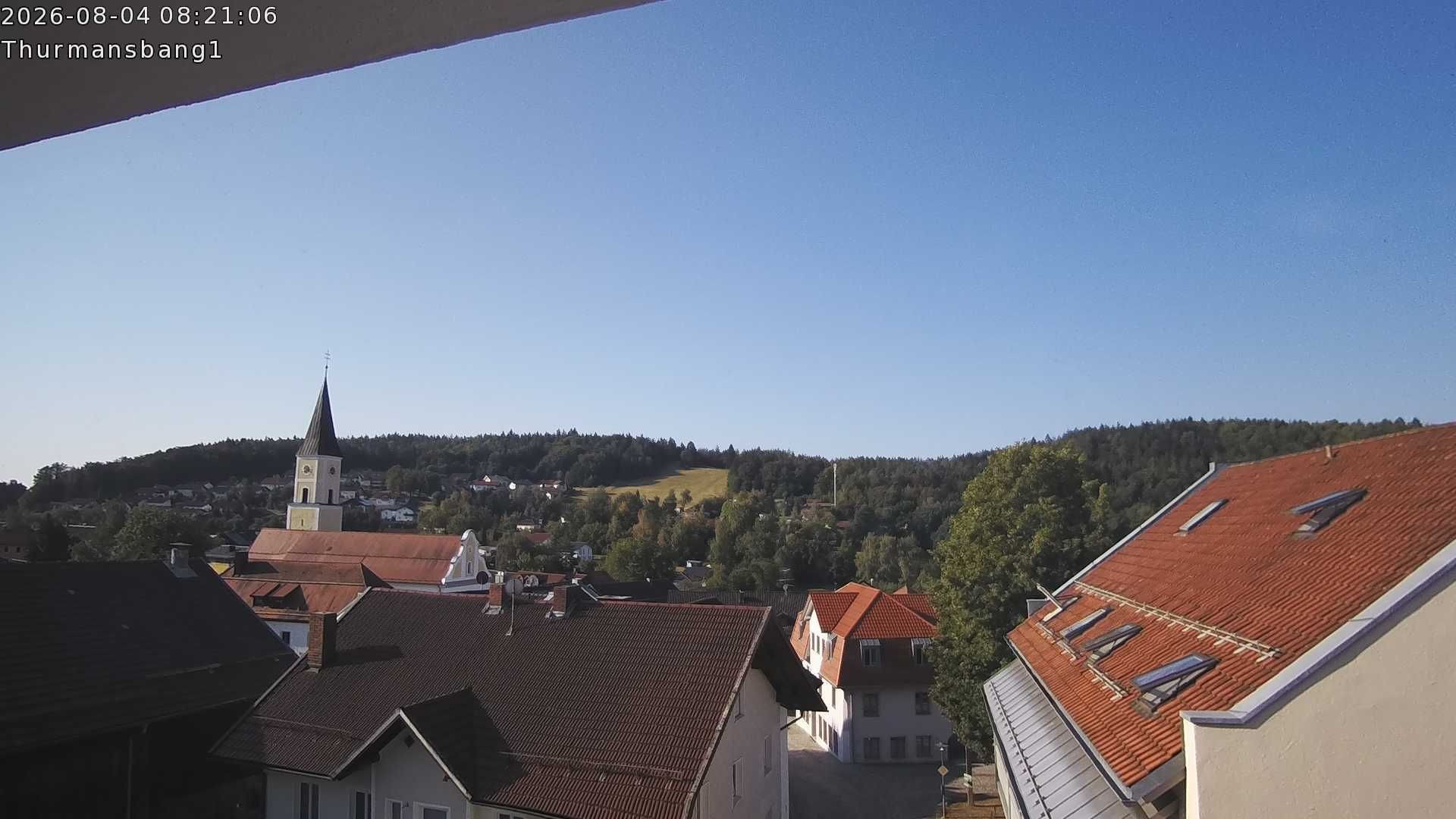 Archiv Foto Webcam Blick auf Thurmansbang im Bayerischen Wald