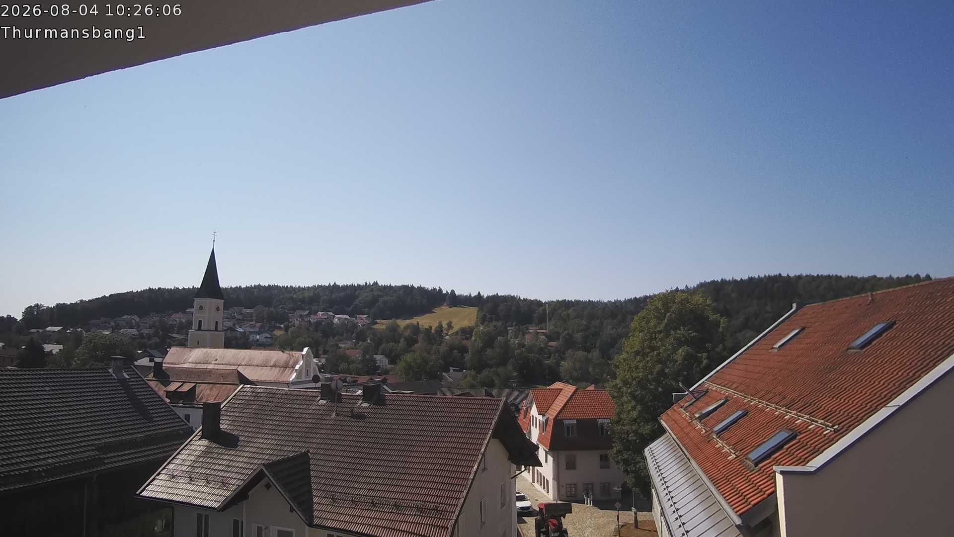Archived image Webcam Thurmansbang village
