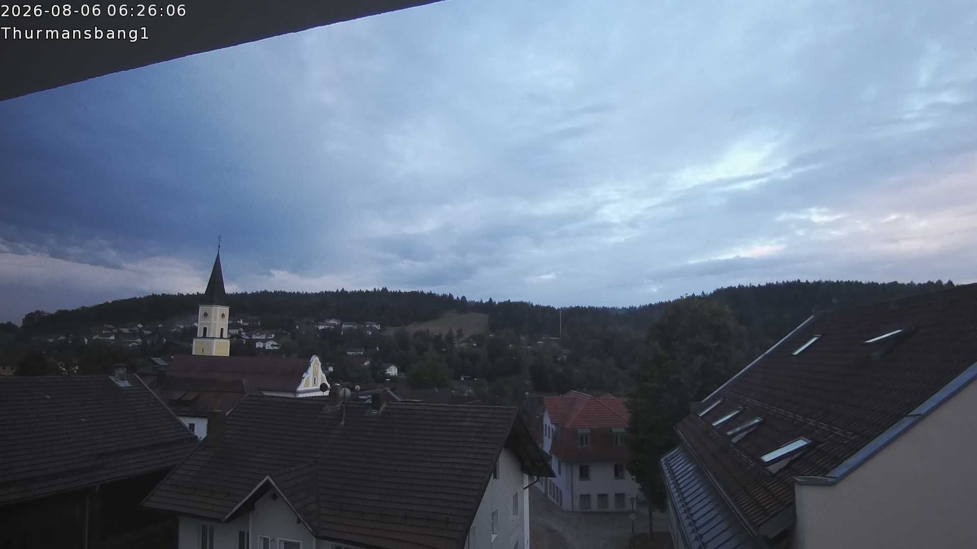 Archived image Webcam Thurmansbang village