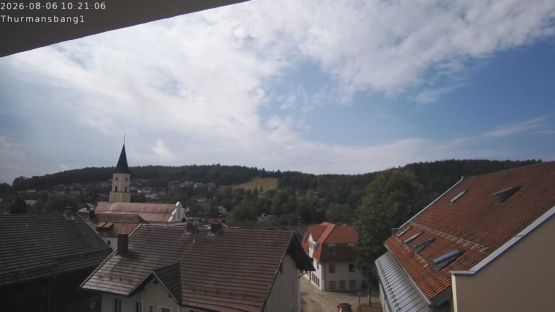 Archived image Webcam Thurmansbang village