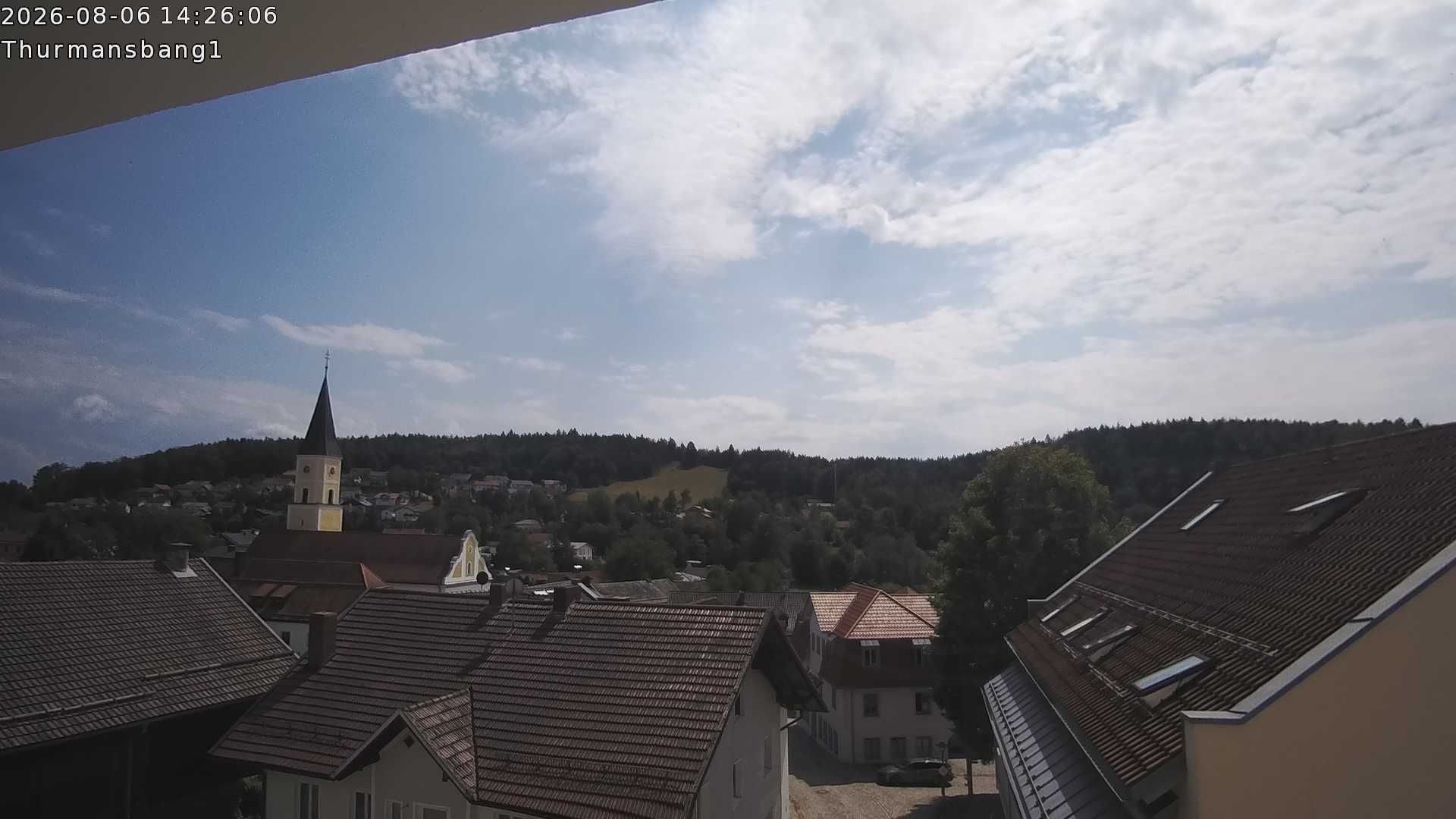 Archived image Webcam Thurmansbang village