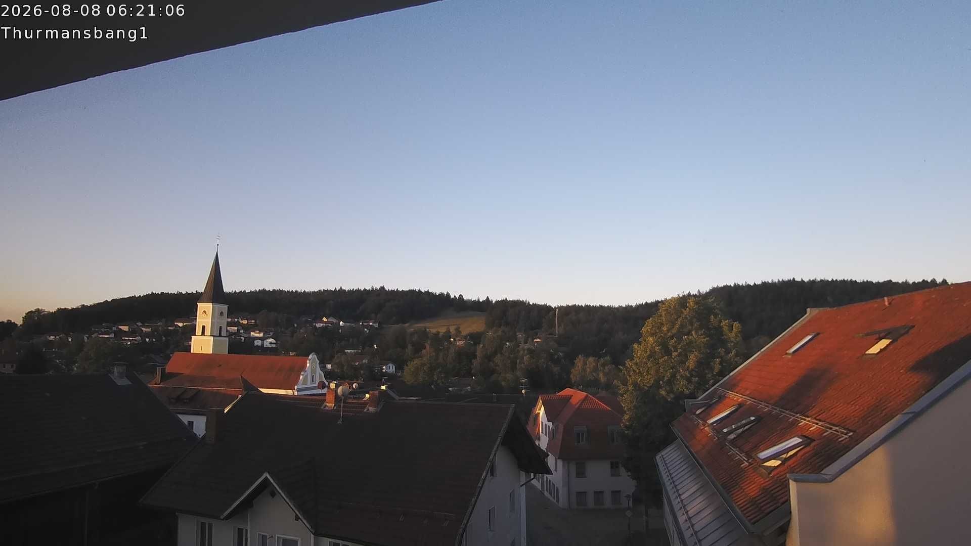 Archived image Webcam Thurmansbang village