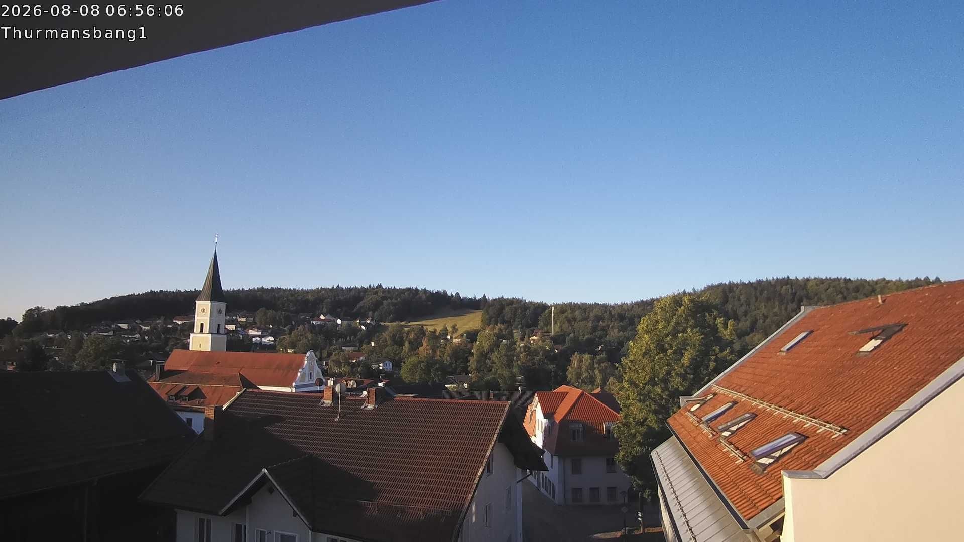 Archived image Webcam Thurmansbang village