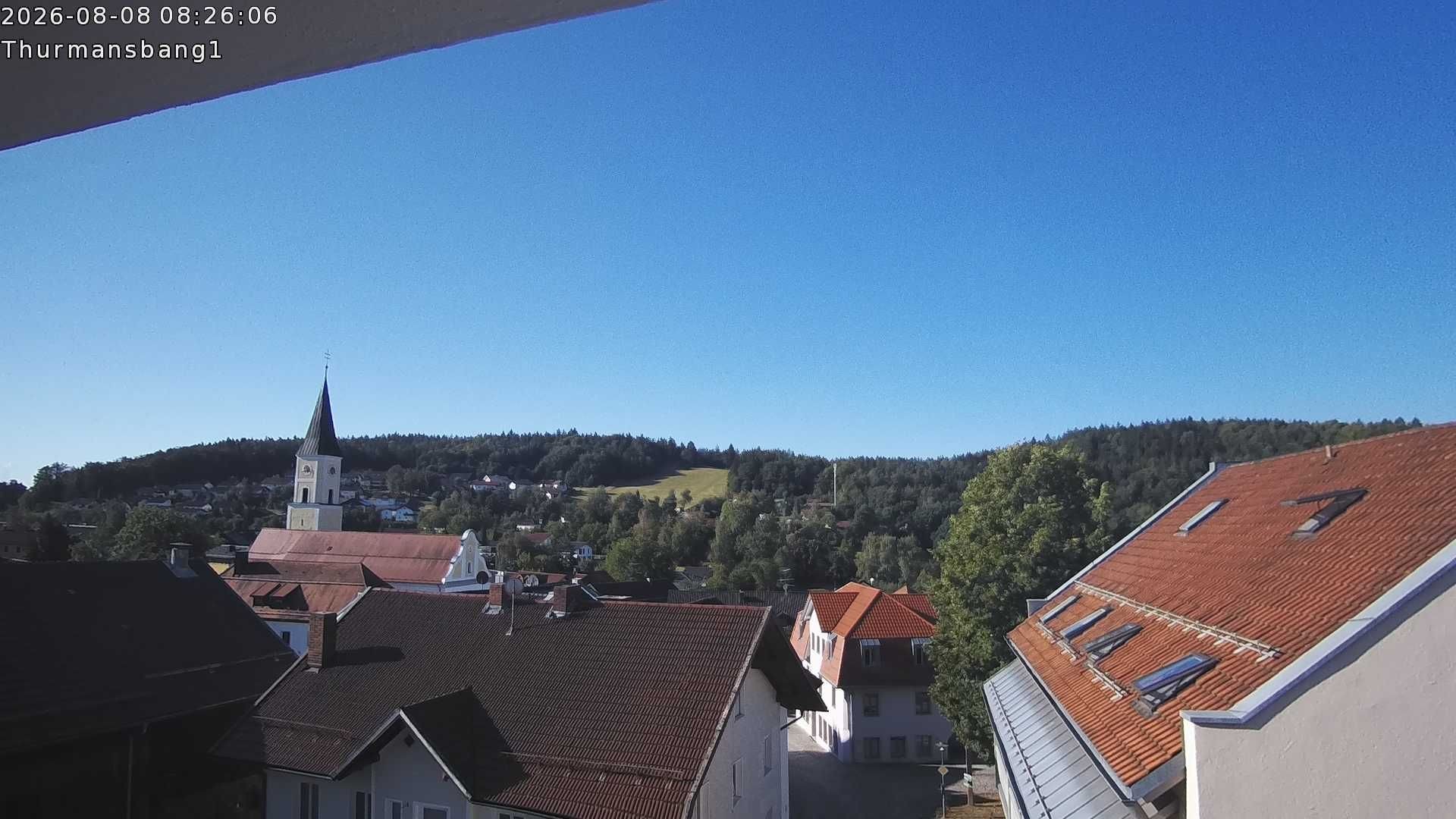 Archived image Webcam Thurmansbang village