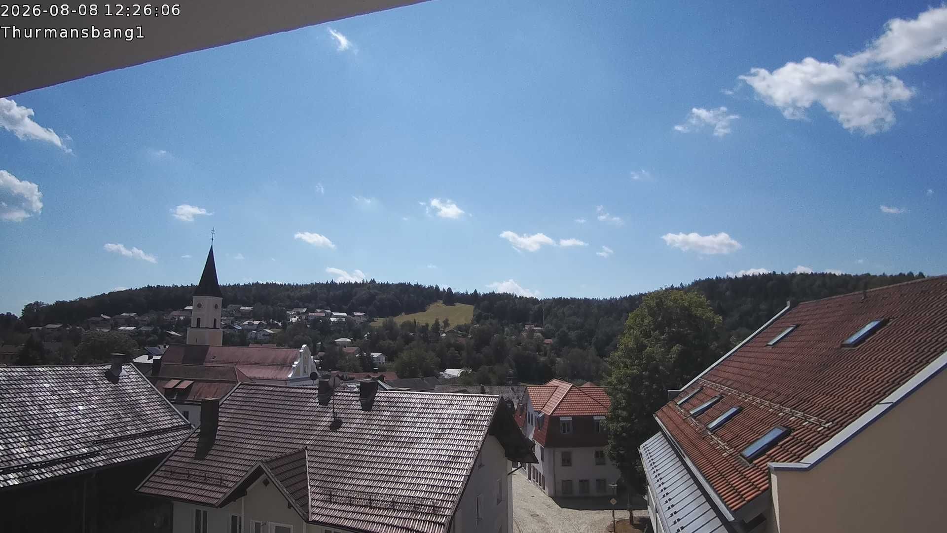 Archived image Webcam Thurmansbang village