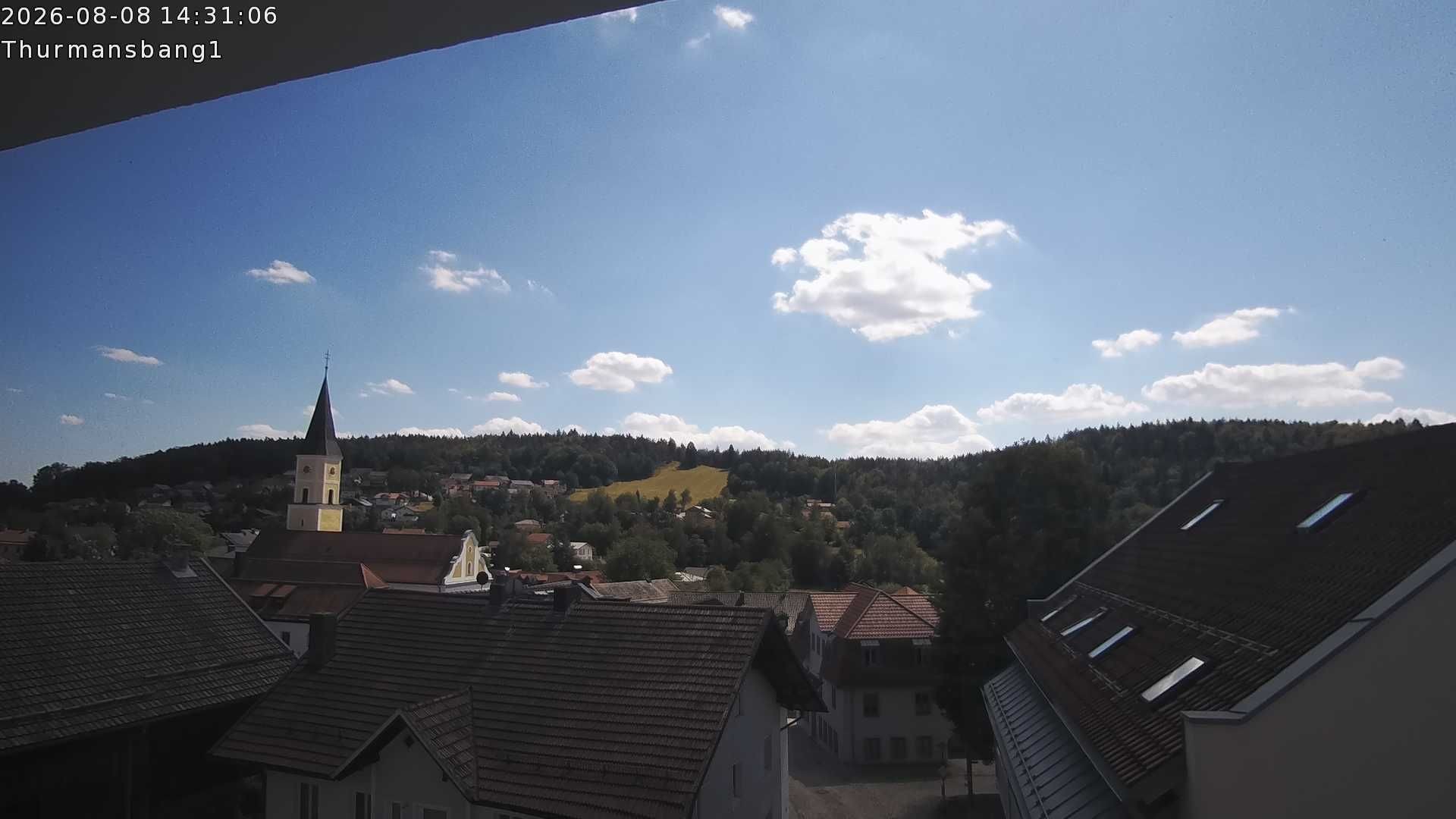 Archived image Webcam Thurmansbang village
