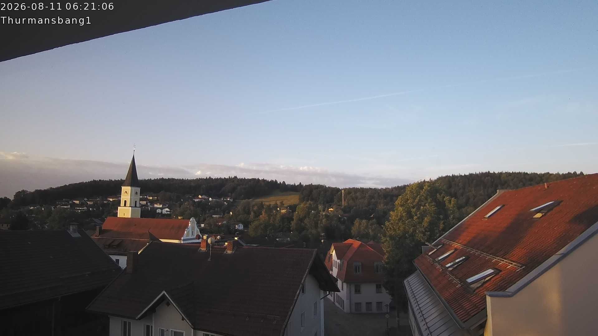 Archiv Foto Webcam Blick auf Thurmansbang im Bayerischen Wald