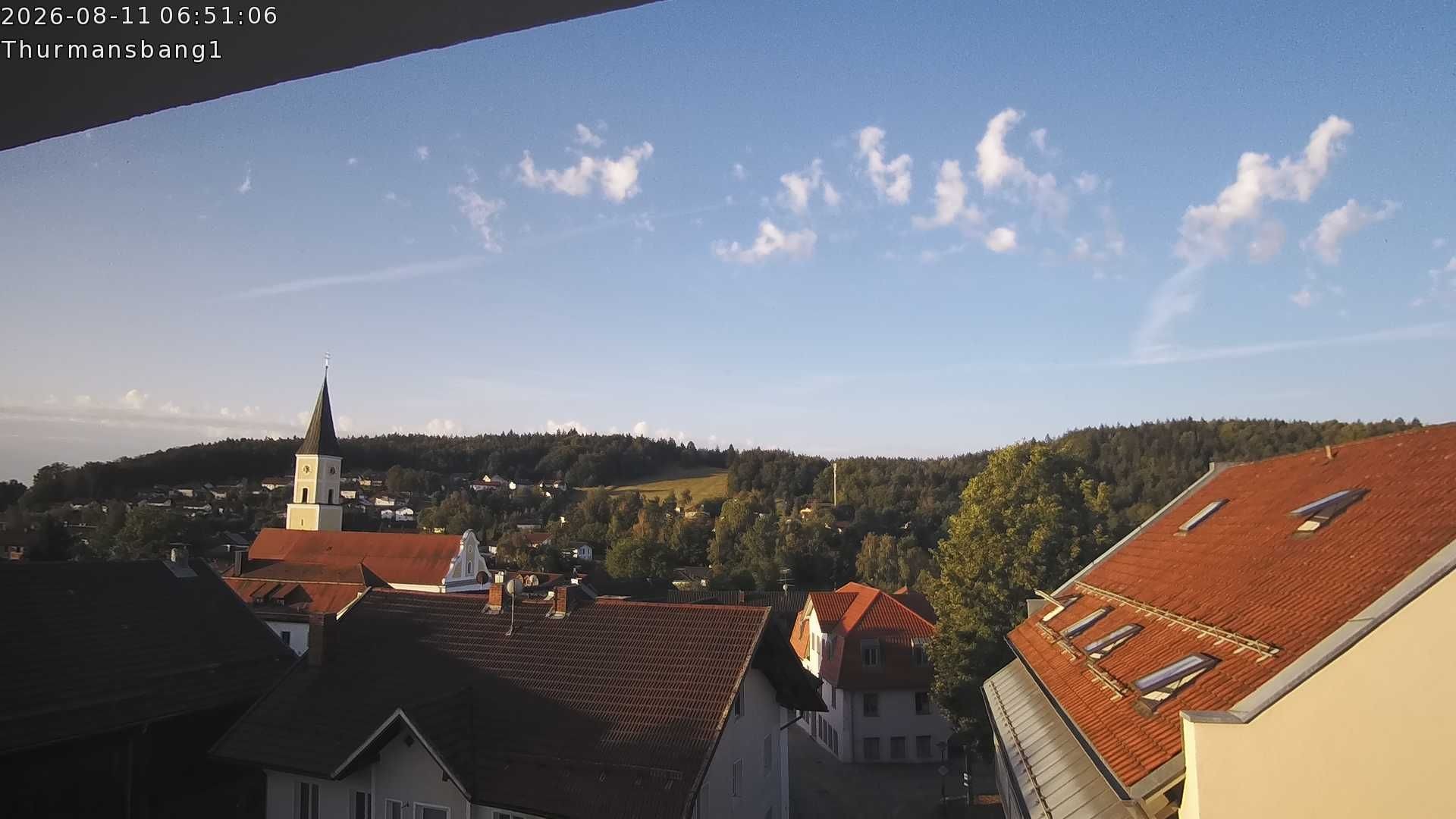 Archiv Foto Webcam Blick auf Thurmansbang im Bayerischen Wald