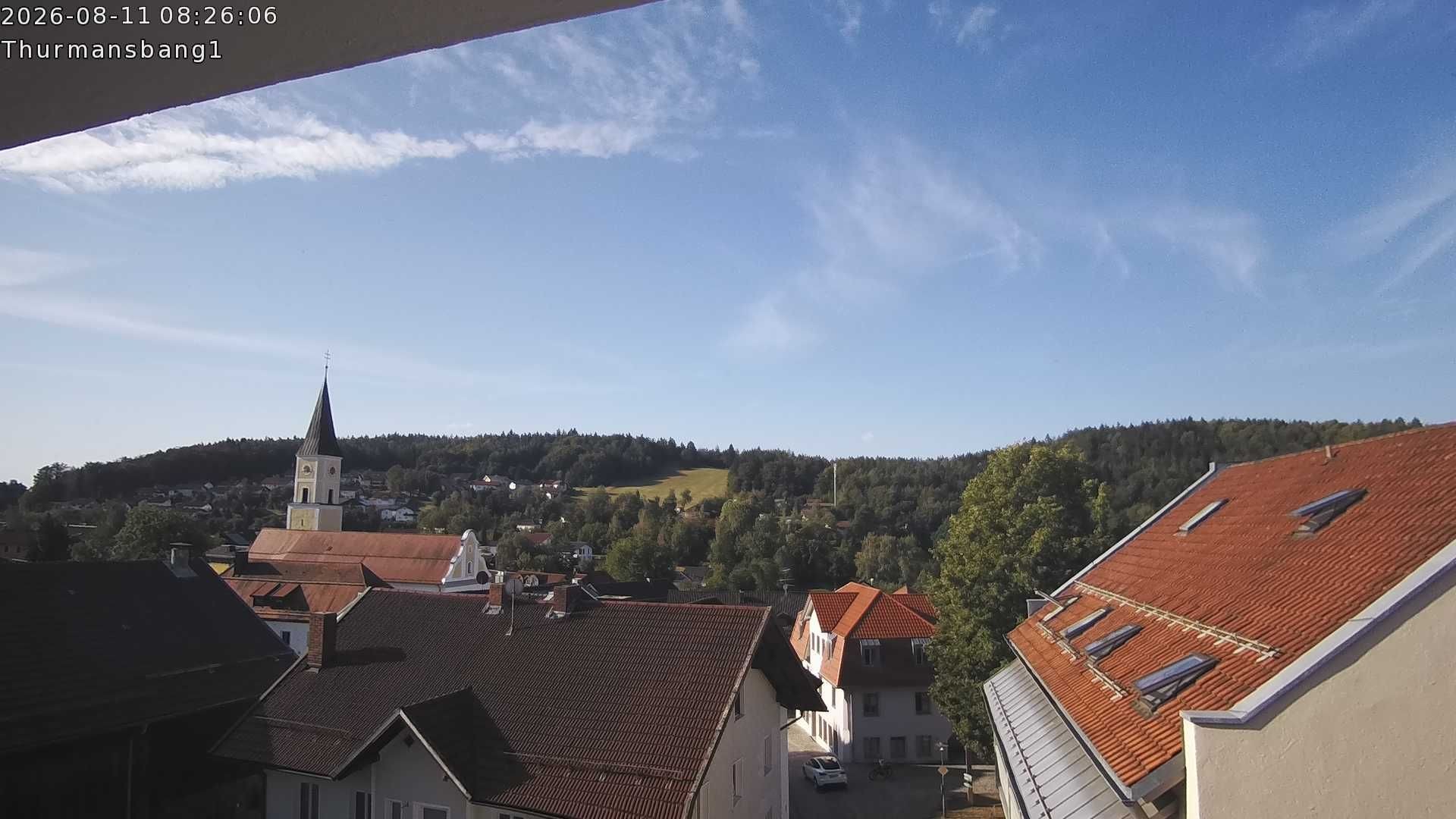 Archiv Foto Webcam Blick auf Thurmansbang im Bayerischen Wald