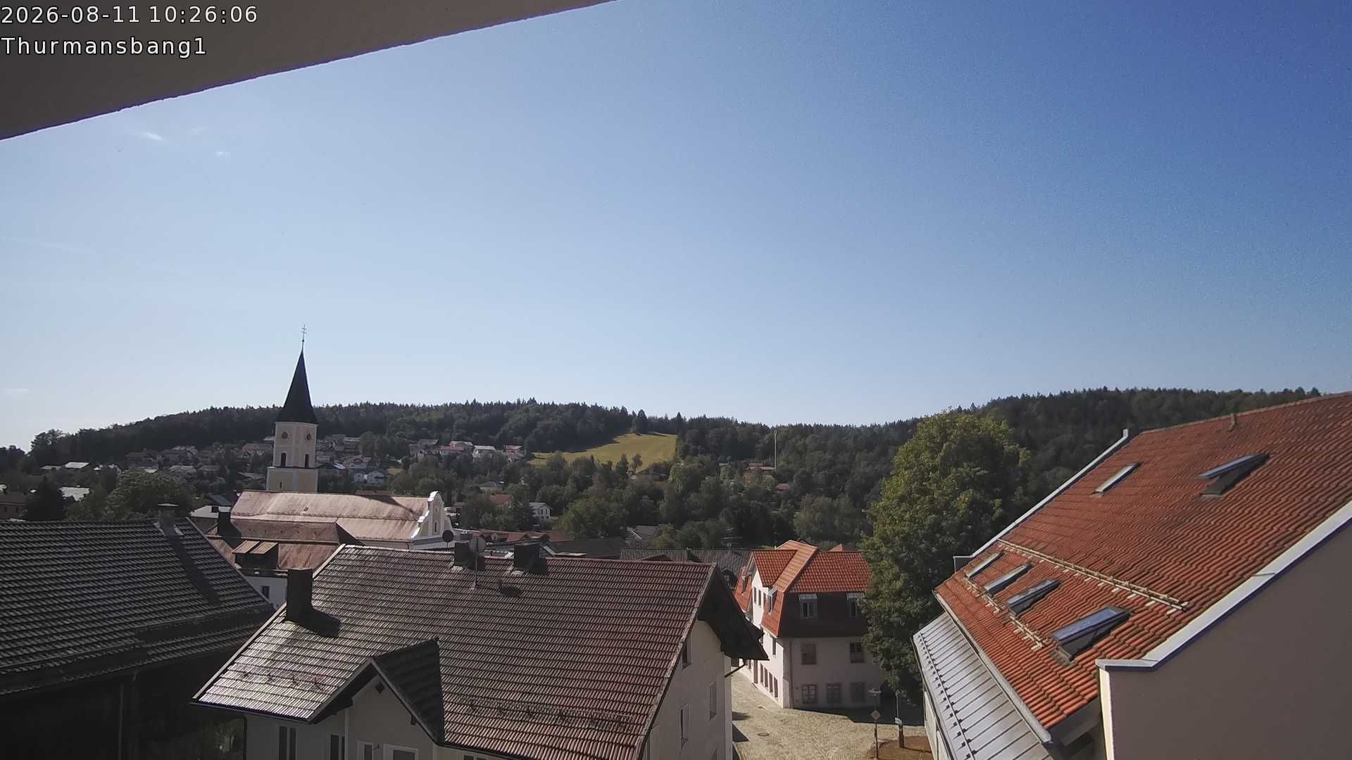 Archiv Foto Webcam Blick auf Thurmansbang im Bayerischen Wald