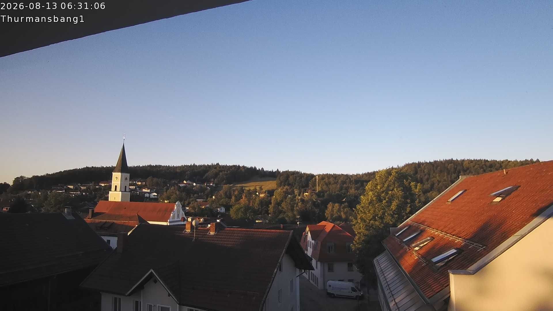 Archiv Foto Webcam Blick auf Thurmansbang im Bayerischen Wald