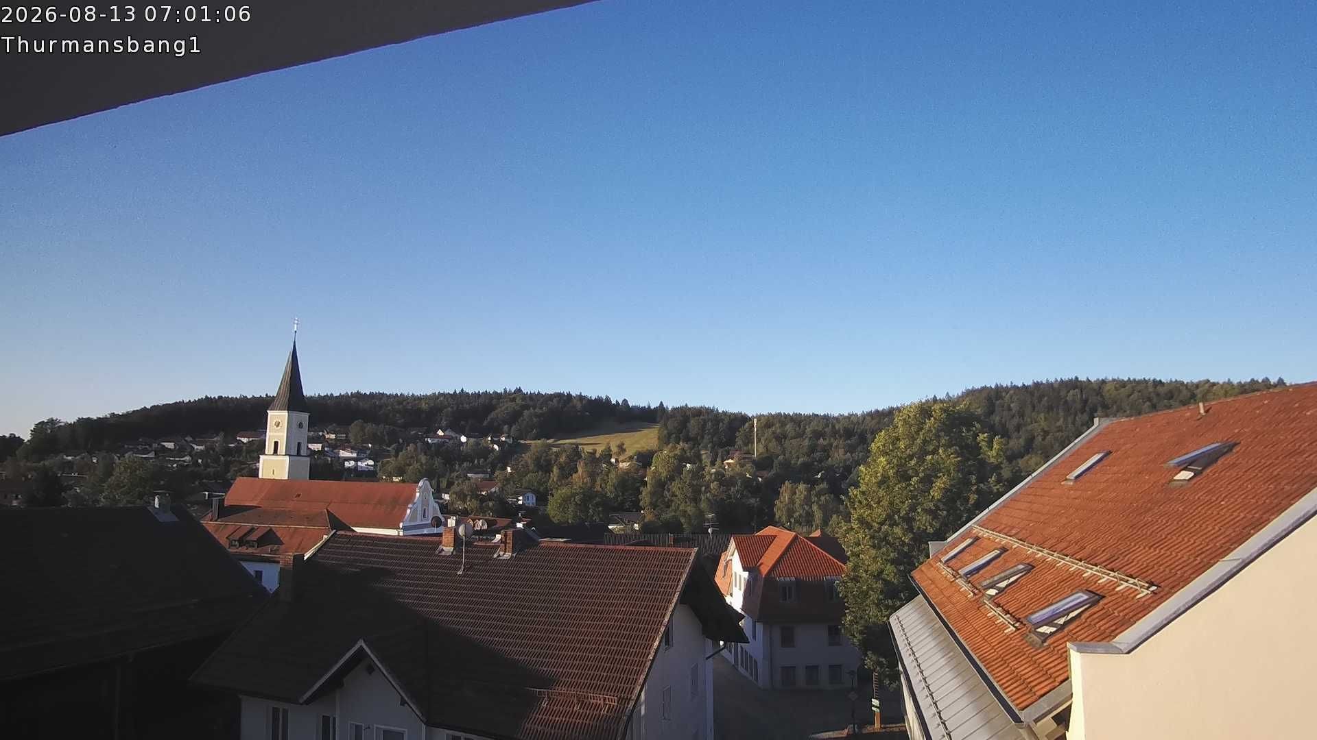 Archiv Foto Webcam Blick auf Thurmansbang im Bayerischen Wald