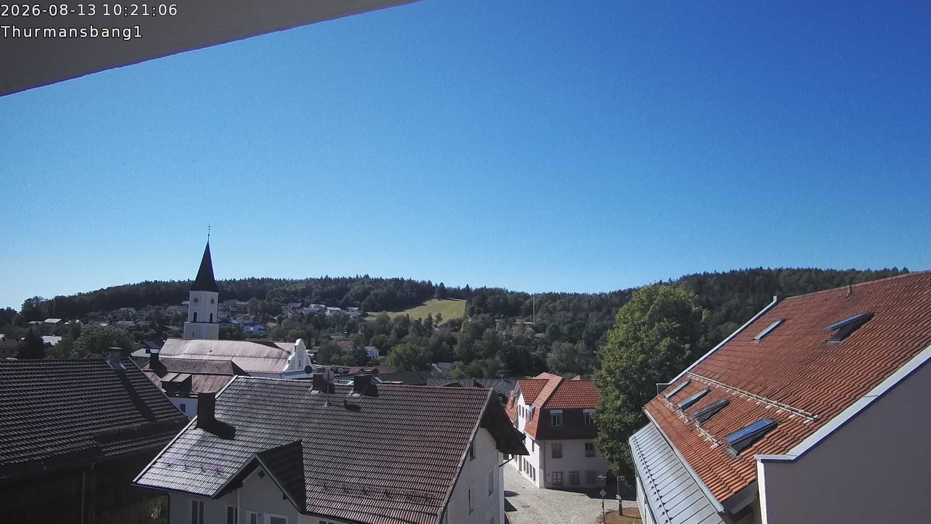 Archiv Foto Webcam Blick auf Thurmansbang im Bayerischen Wald