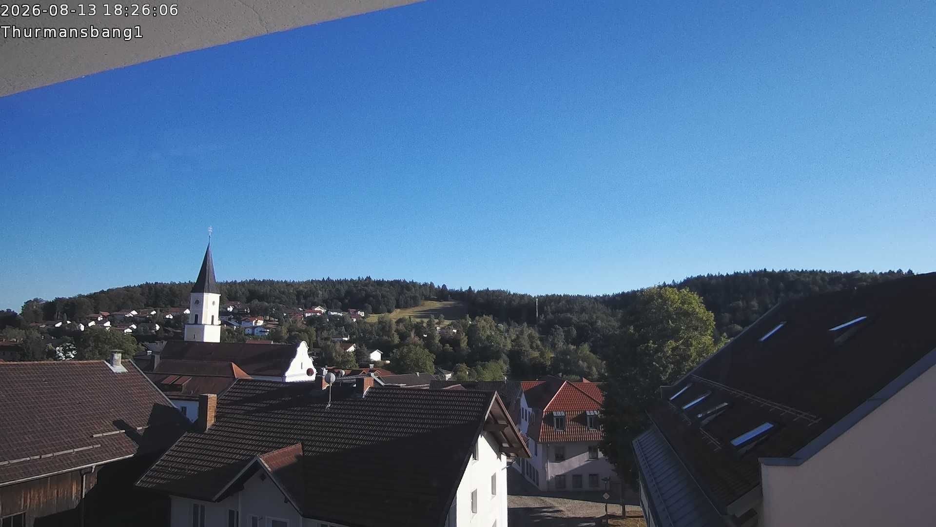 Archiv Foto Webcam Blick auf Thurmansbang im Bayerischen Wald