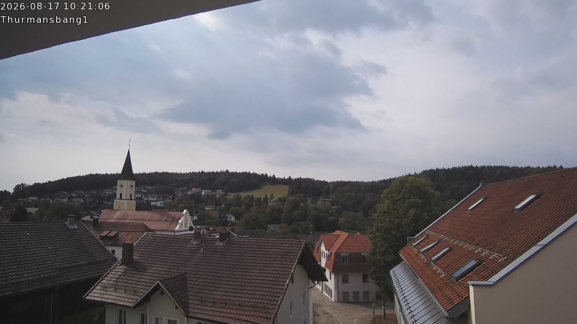 Archiv Foto Webcam Blick auf Thurmansbang im Bayerischen Wald