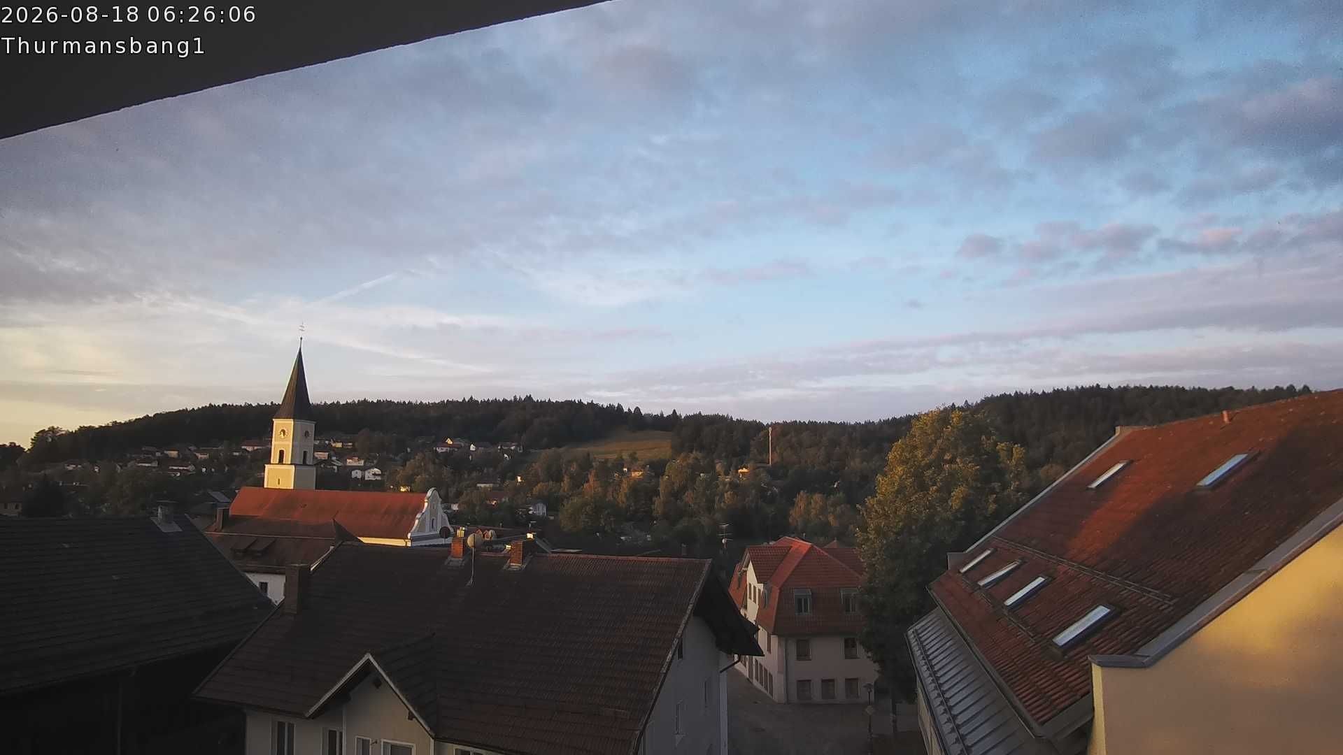 Archived image Webcam Thurmansbang village